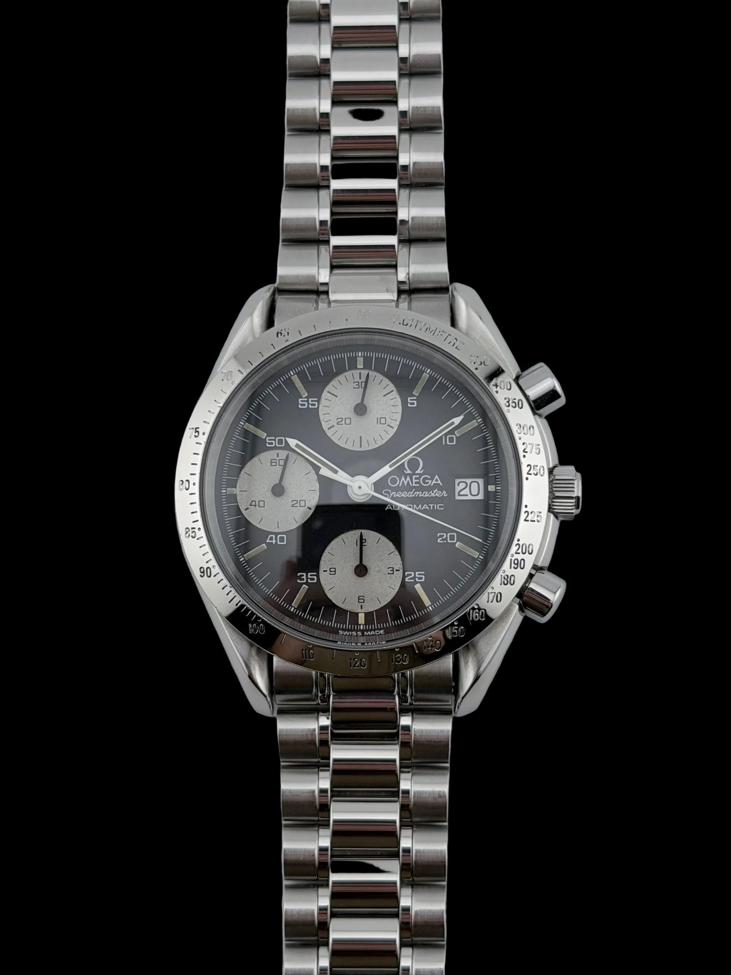 Omega Speedmaster Automatic Date - 175.0043 - Rare Reverse Panda Dial