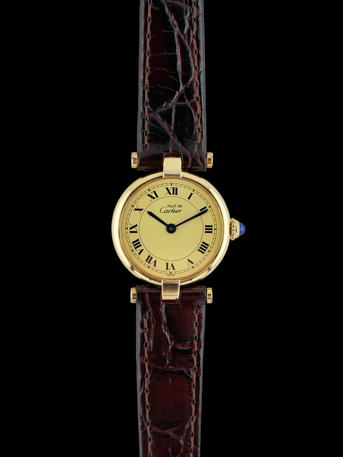 Cartier must de Vendome Quartz - 590003 - Ivory Dial