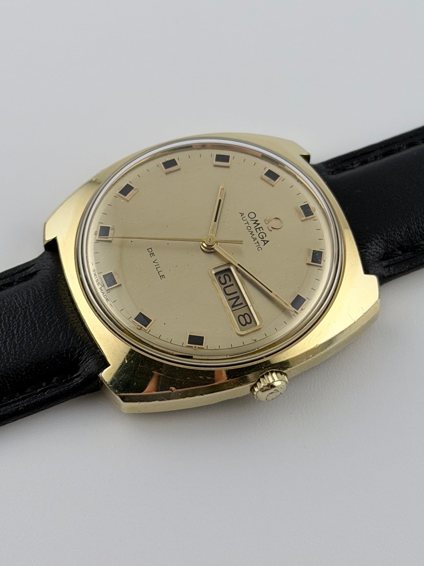 Omega DeVille Automatic Day Date 166.053
