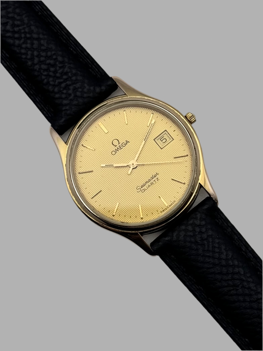 Omega Seamaster Quartz Date 196.0251 - Waffle Dial