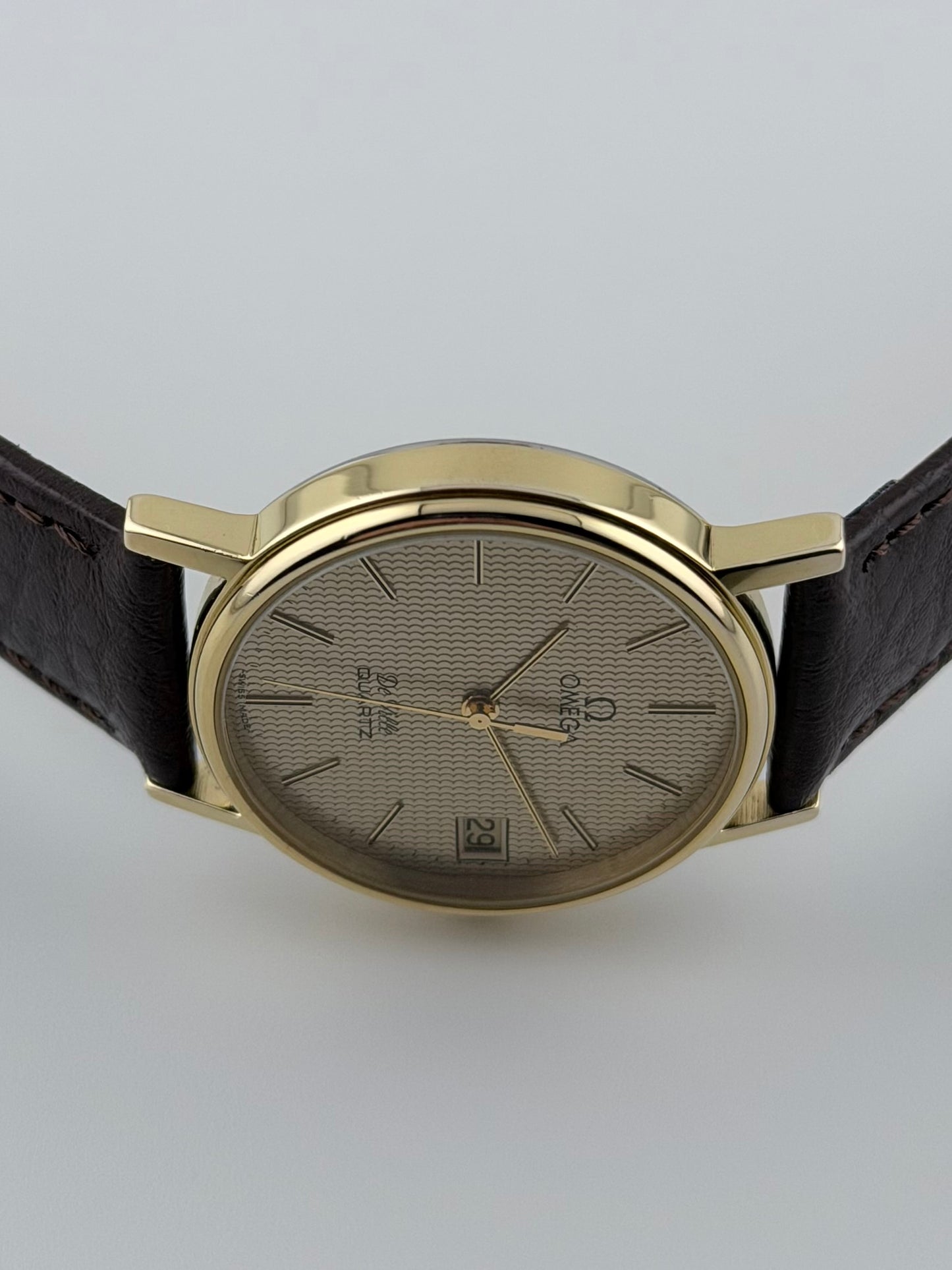 Omega DeVille Quartz Date - 192.0056 - Patterned Dial