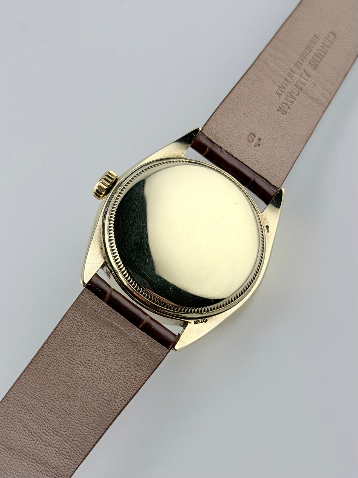 Rolex Oyster Perpetual Automatic Semi-Bubble Back - 6084 - Rare - with Rare Crown