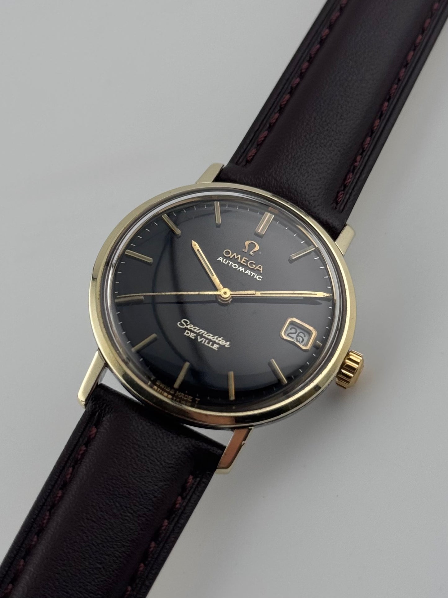 Omega Seamaster De Ville Automatic Black Dial - 166.020 - Rare