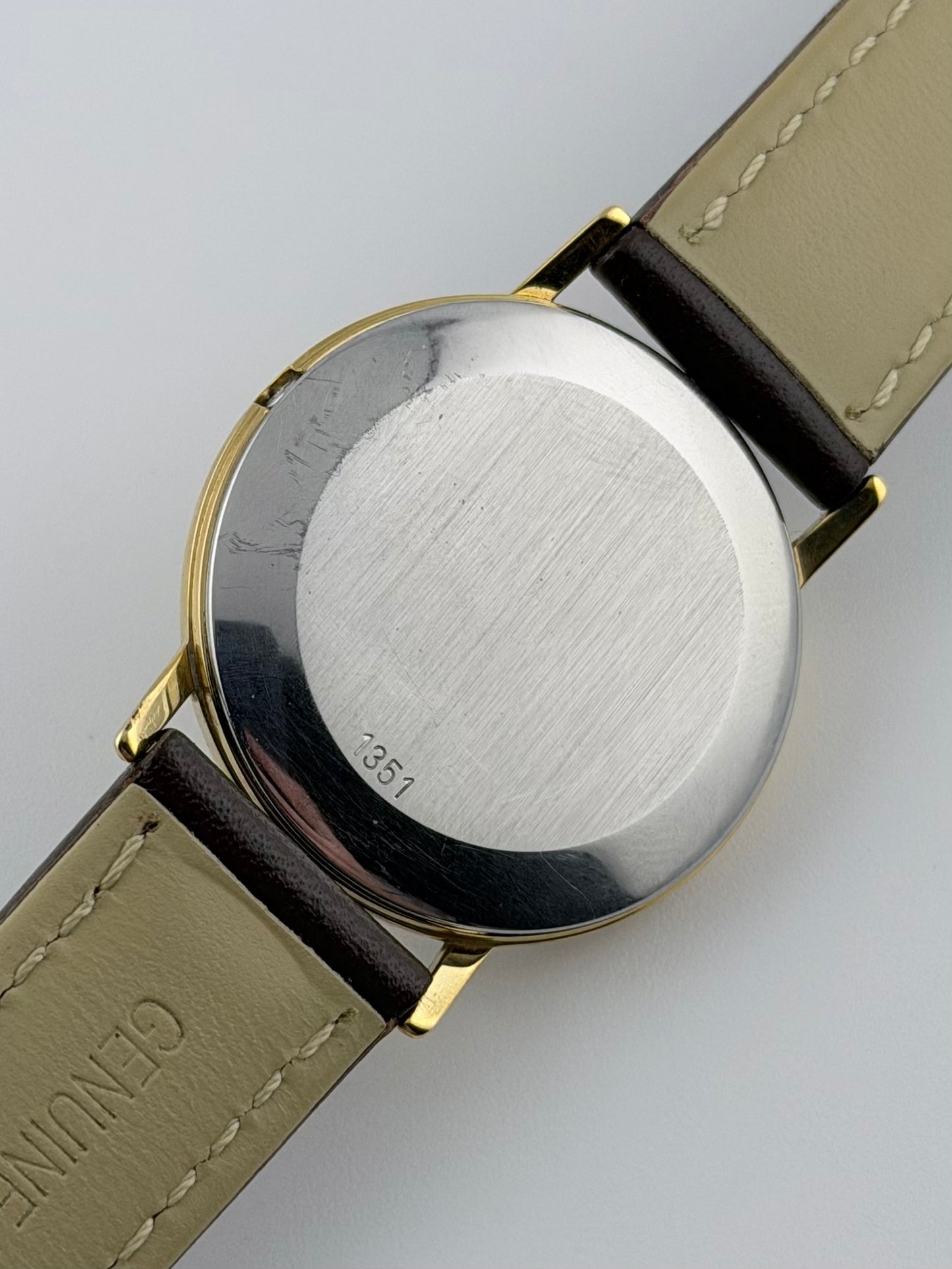 Omega De Ville Quartz 191.0092 Waffle Dial