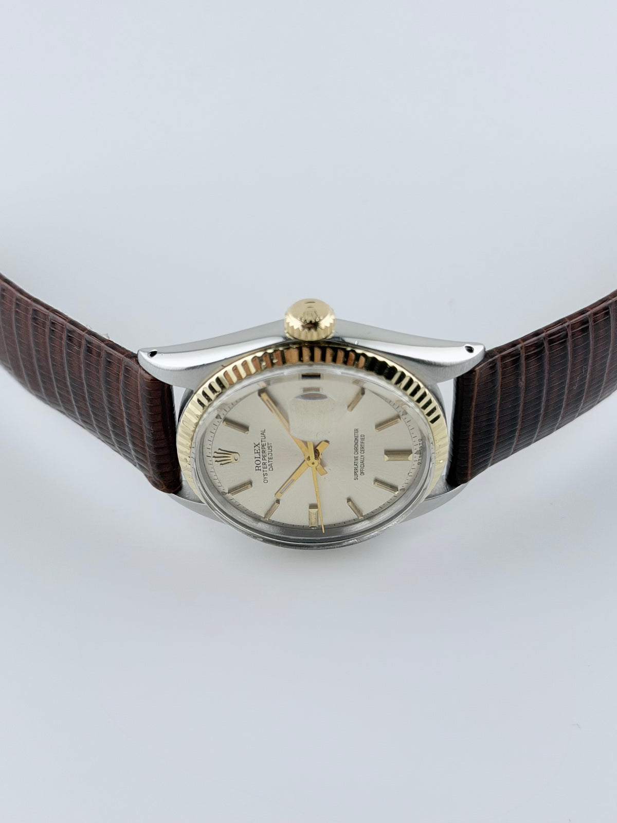 Rolex Datejust Oyster Perpetual Automatic - 1601- Rare Sigma Dial - 18ct yellow gold bezel