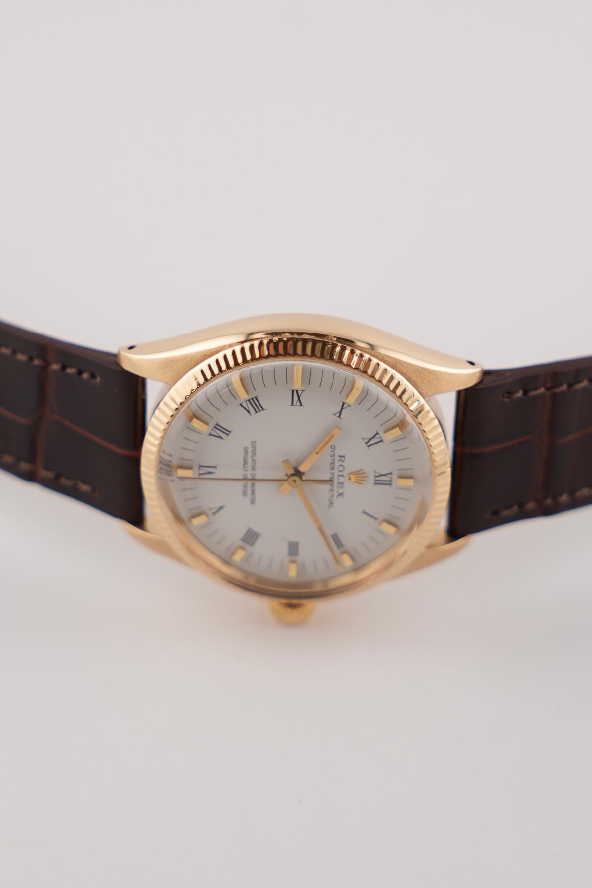 Rolex Oyster Perpetual Automatic - 1005 - 18k Gold - Box and Papers