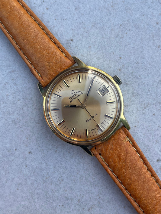 Omega Geneve Automatic Date 166.070 Track Dial