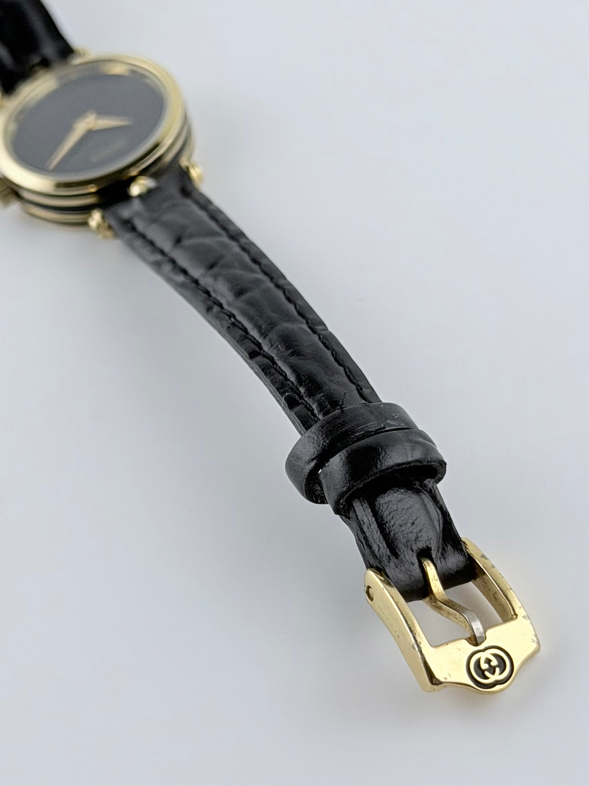 Gucci Double Face Stack Series Ladies watch - Quartz - Black and Gold-plated
