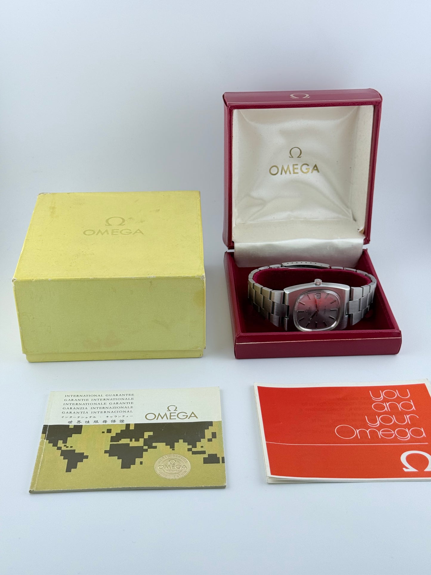 Omega Geneve Automatic Date TV Dial - 166.0191 - FULL SET!