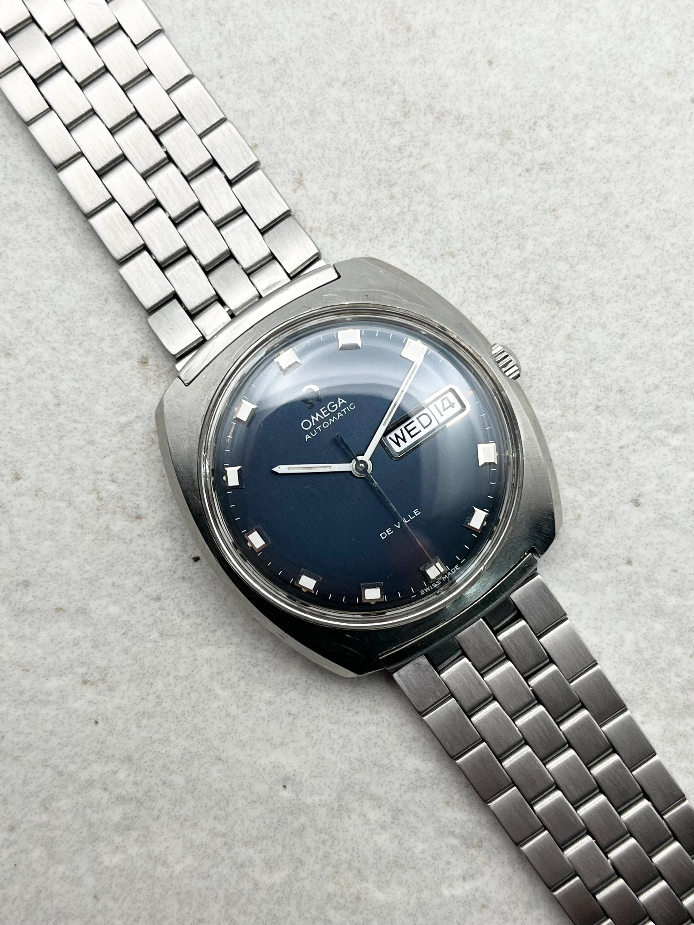 Omega DeVille Automatic Day Date 166.053 The Wrist Watcher