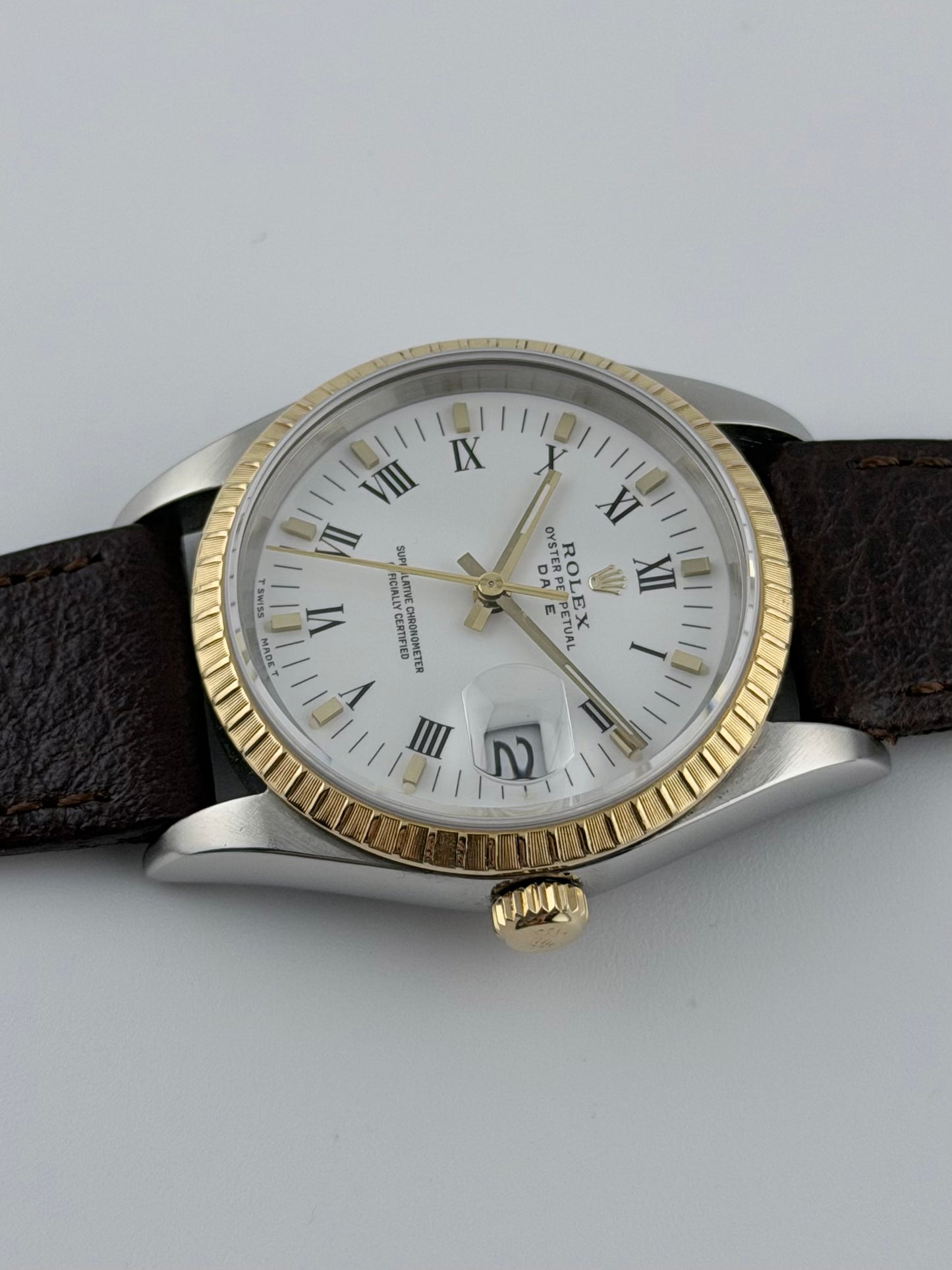 Rolex Oyster Perpetual Date - Two-Tone - 15233 - Rare Buckley Dial