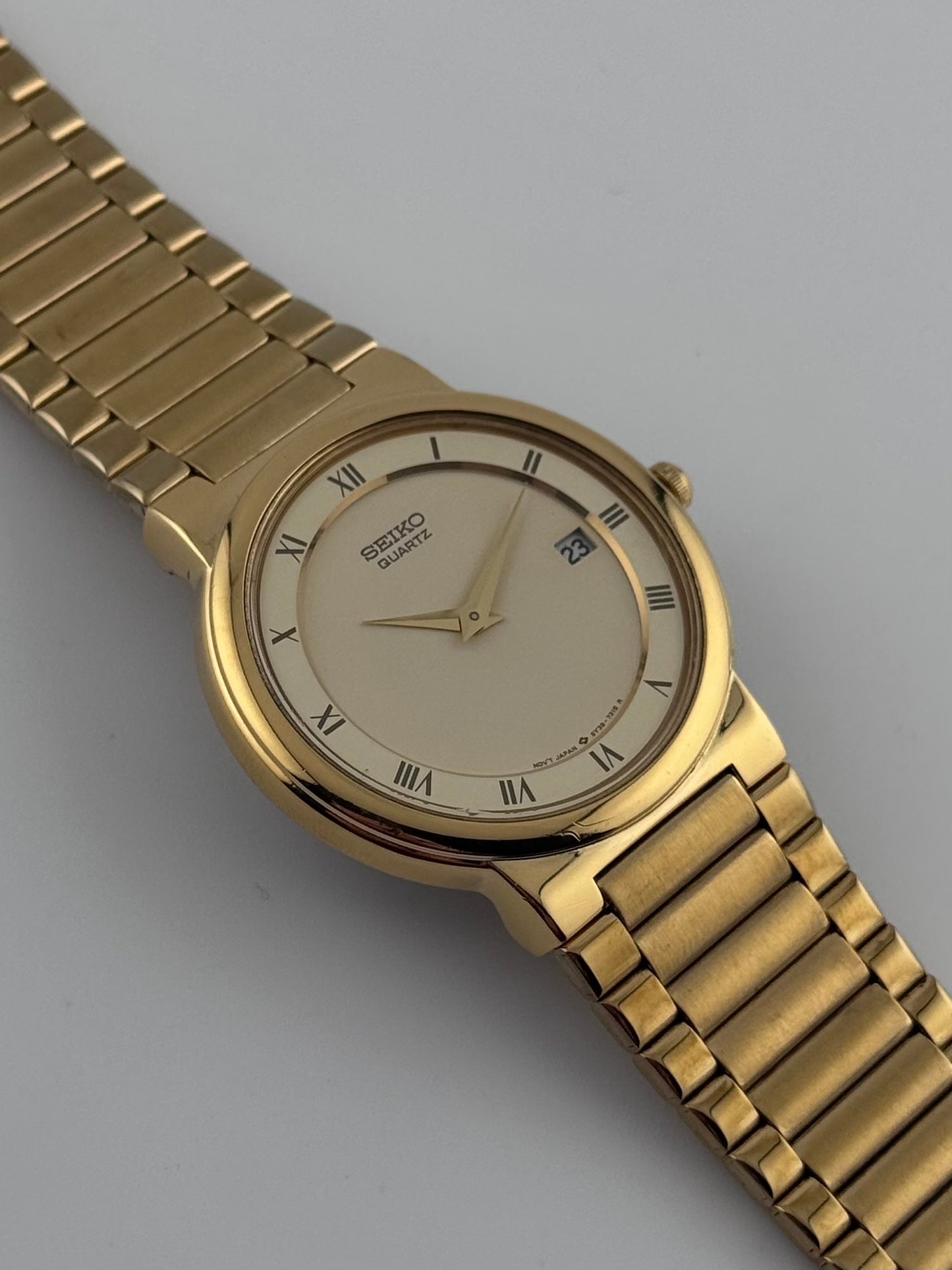 Seiko Quartz Date just - 5Y39-7140