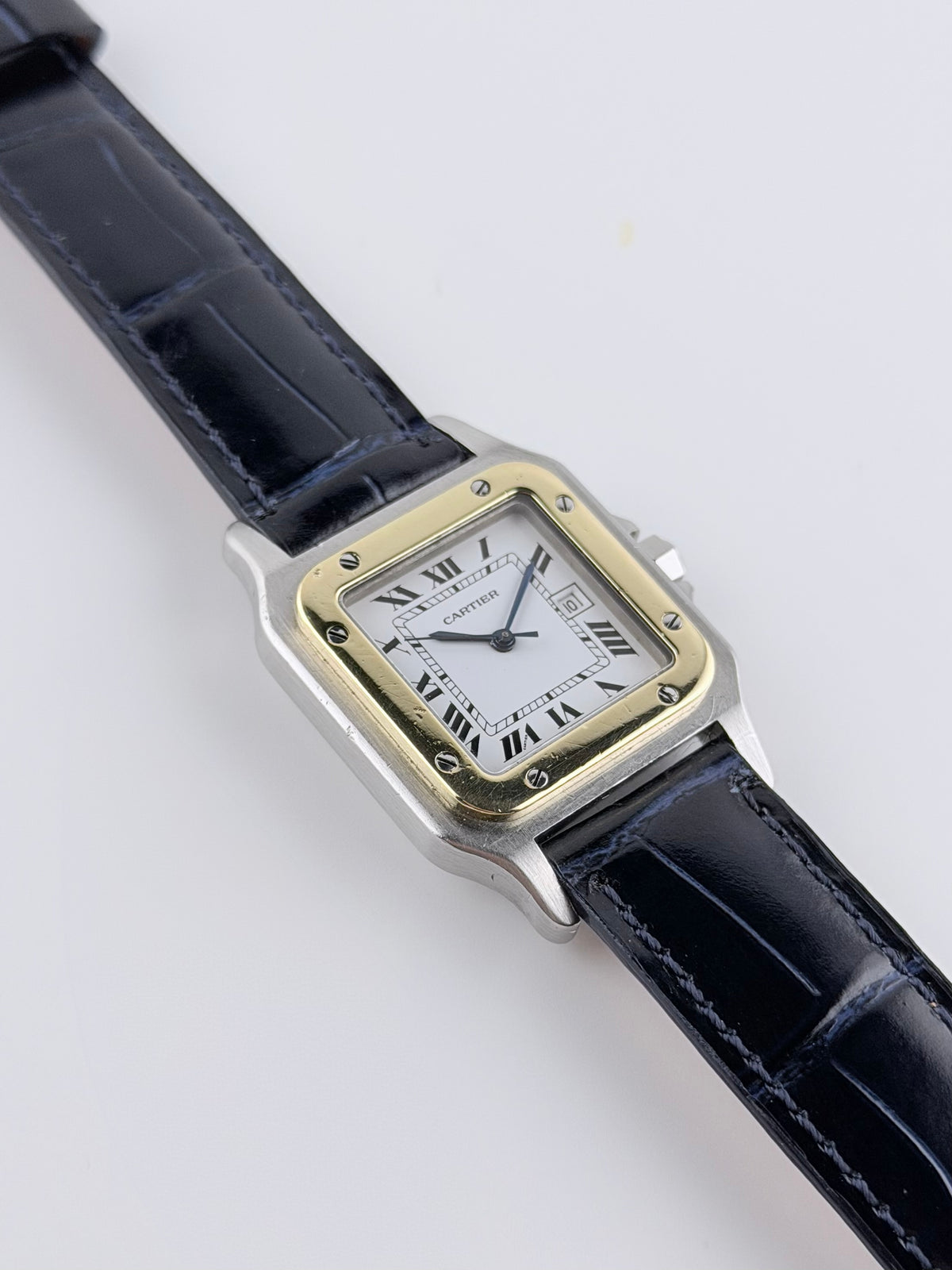 Cartier Santos Carree Automatic Date - Bi Metal - 2961
