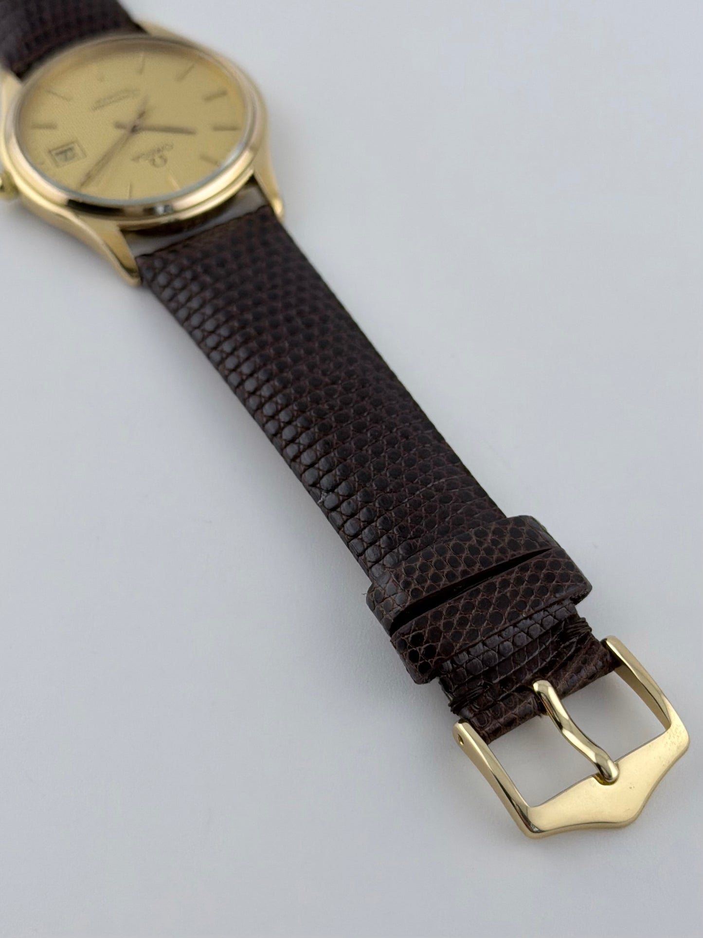 Omega Seamaster Quartz Date 196.0251 Hobnail Dial