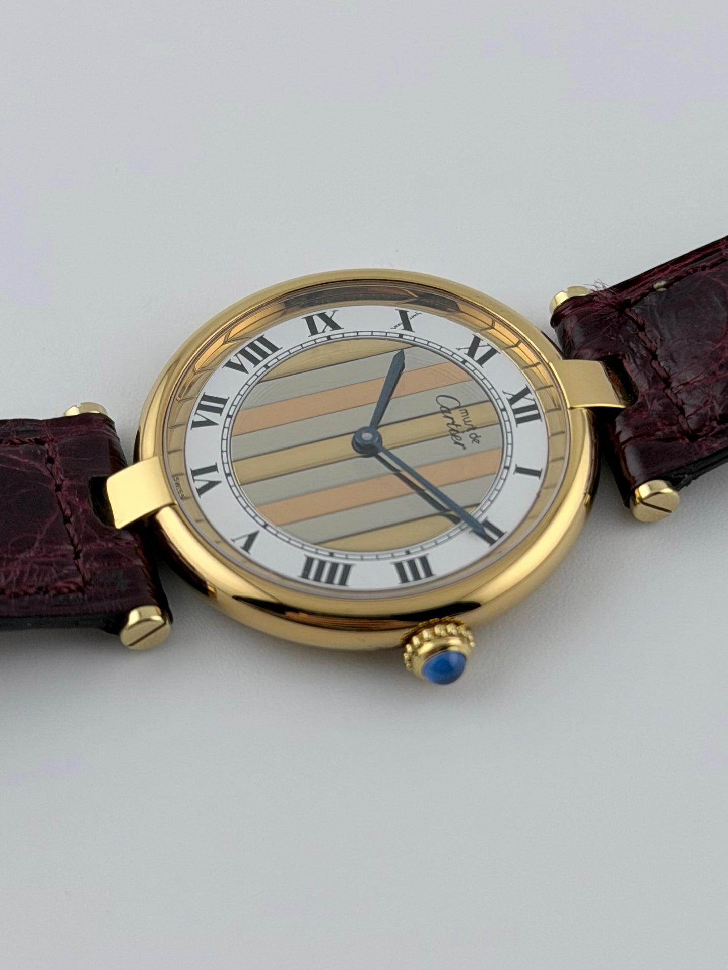 Cartier must de  Vendôme Quartz - 590003 - Two-tone Trinity Dial