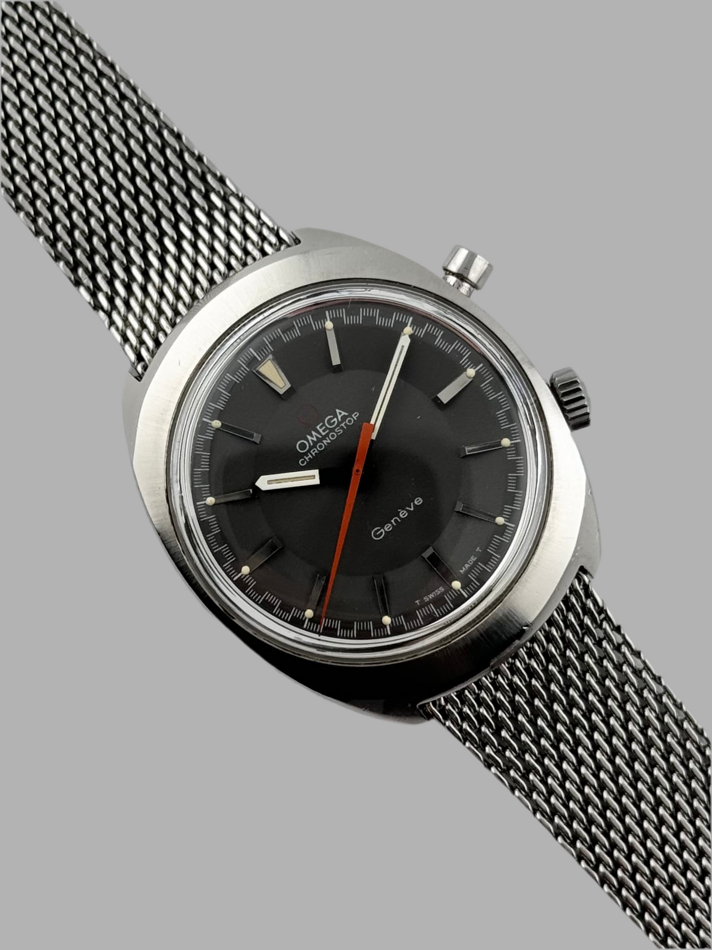 Omega Geneve Chronostop Manual Wind 145.009 - Original Bracelet