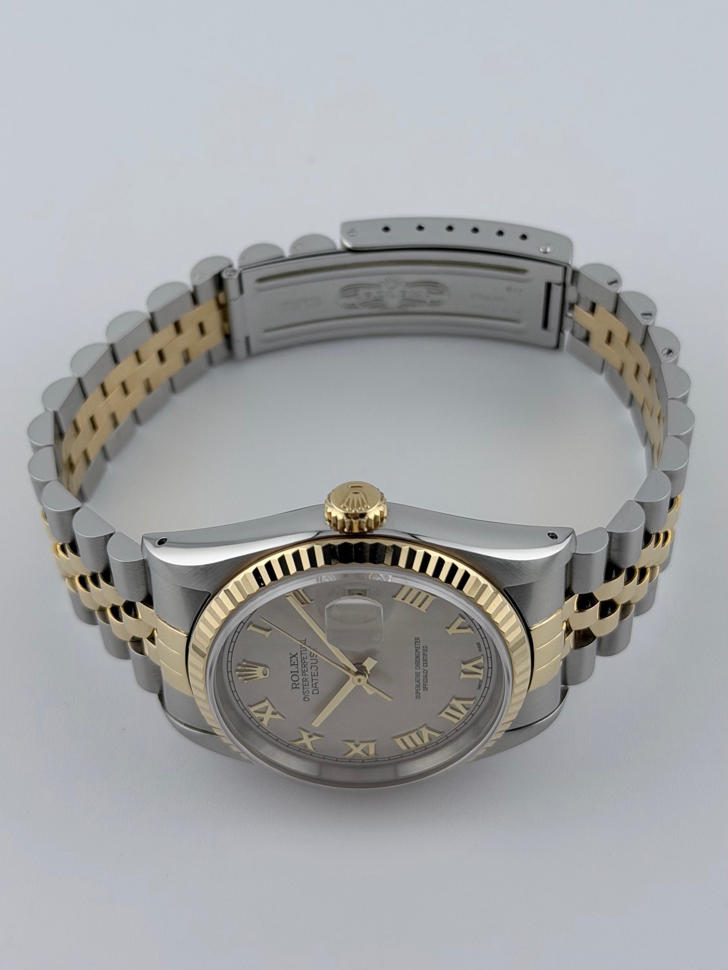 Rolex Datejust Oyster Perpetual 16233 - Rare Pyramid Dial - Original Box