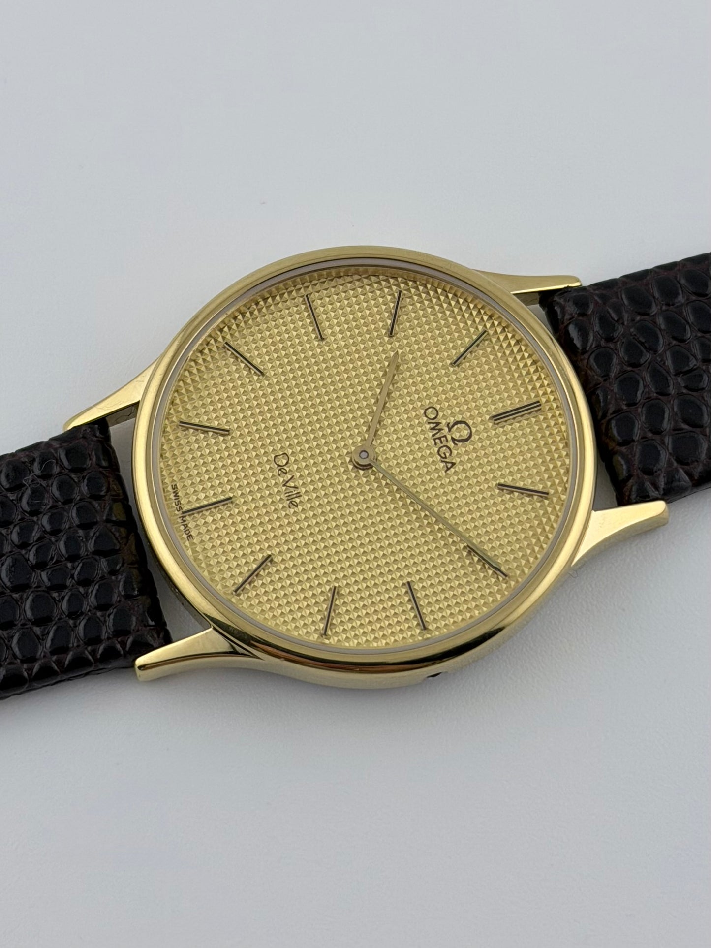 Omega De Ville Quartz 191.0130.1 - Hobnail Dial