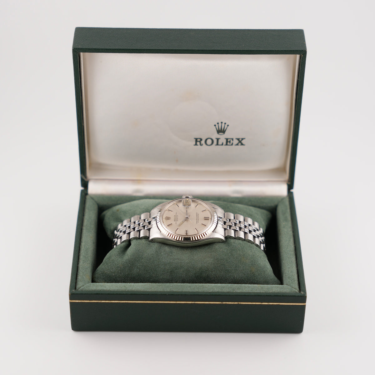 Rolex Datejust Oyster Perpetual Automatic - 1601 - Linen Dial - 18ct white gold bezel