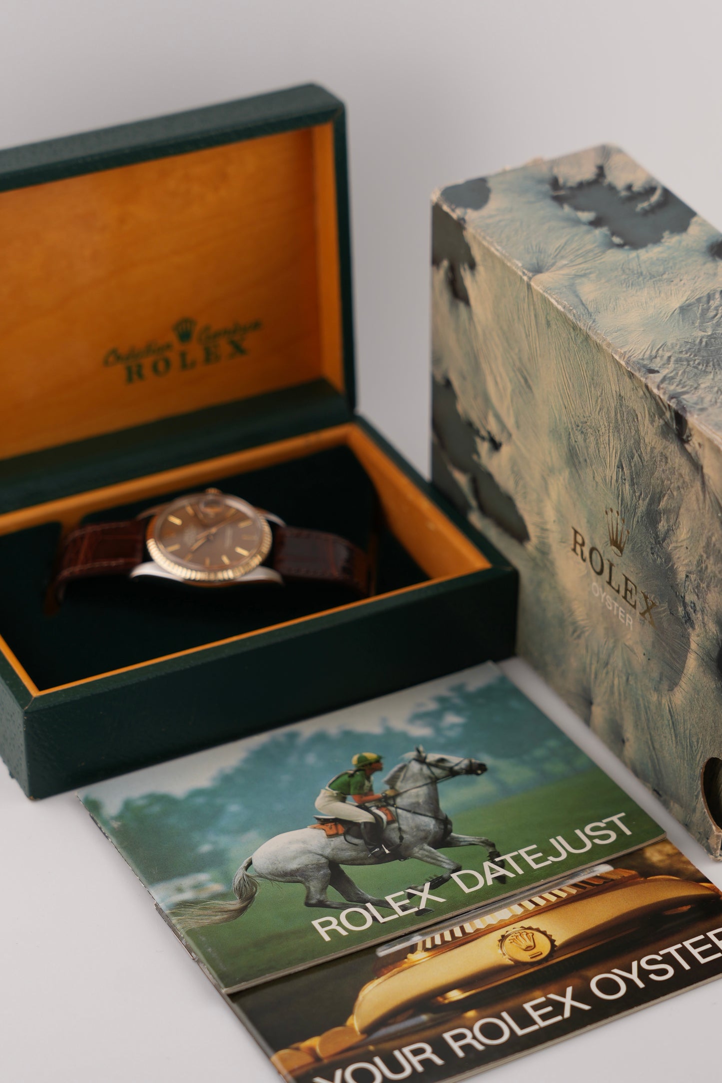 Rolex Datejust Oyster Perpetual 16013 - Two-Tone - Havana Dial - Exceptional Condition