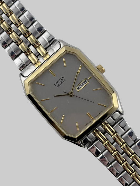 Citizen Tank Quartz - 1000-S63871 - Grey Patterned Dial