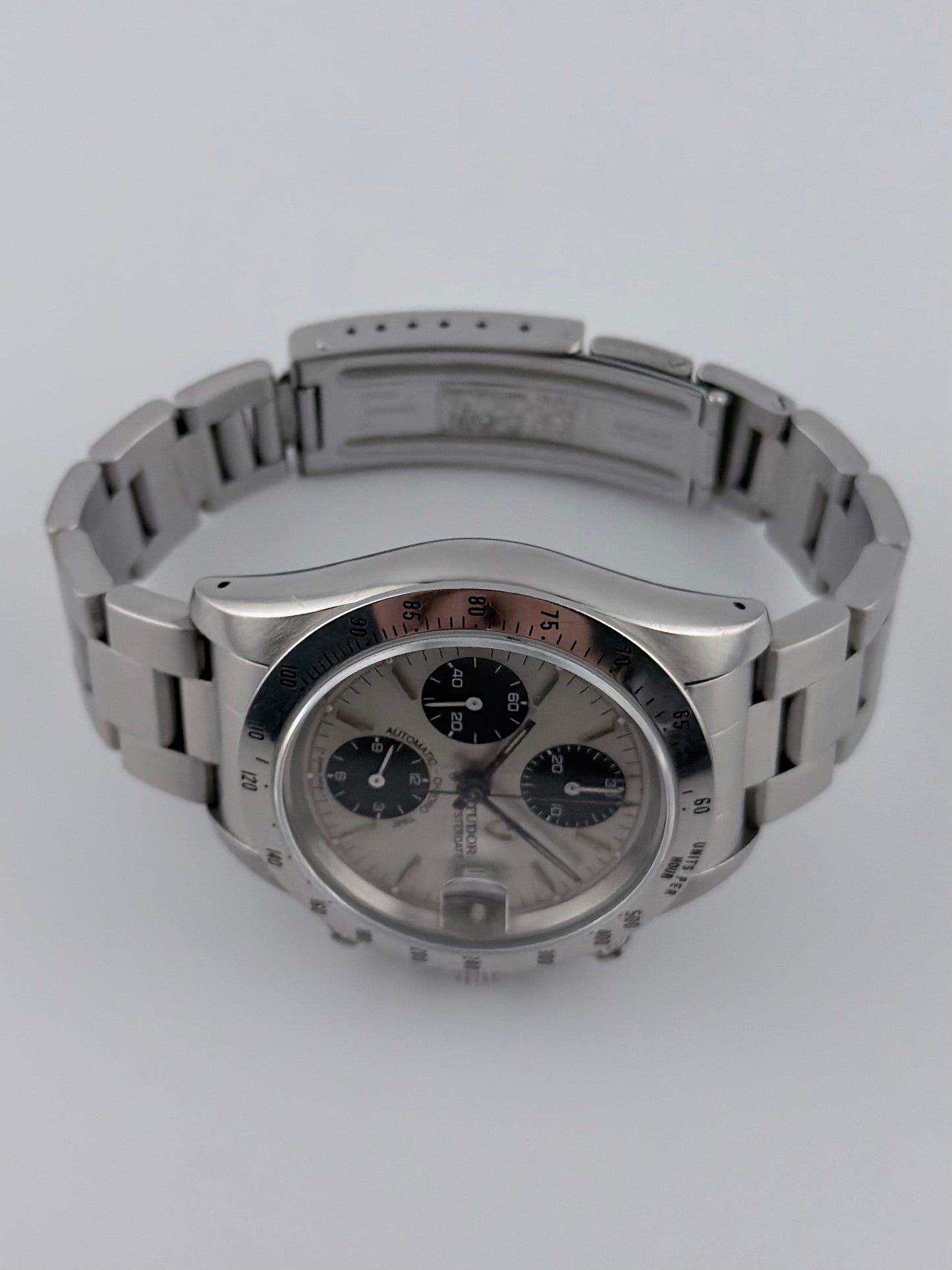 Tudor Oysterdate Automatic Chrono Time - 79280 - Silver Panda Dial - FULL SET!