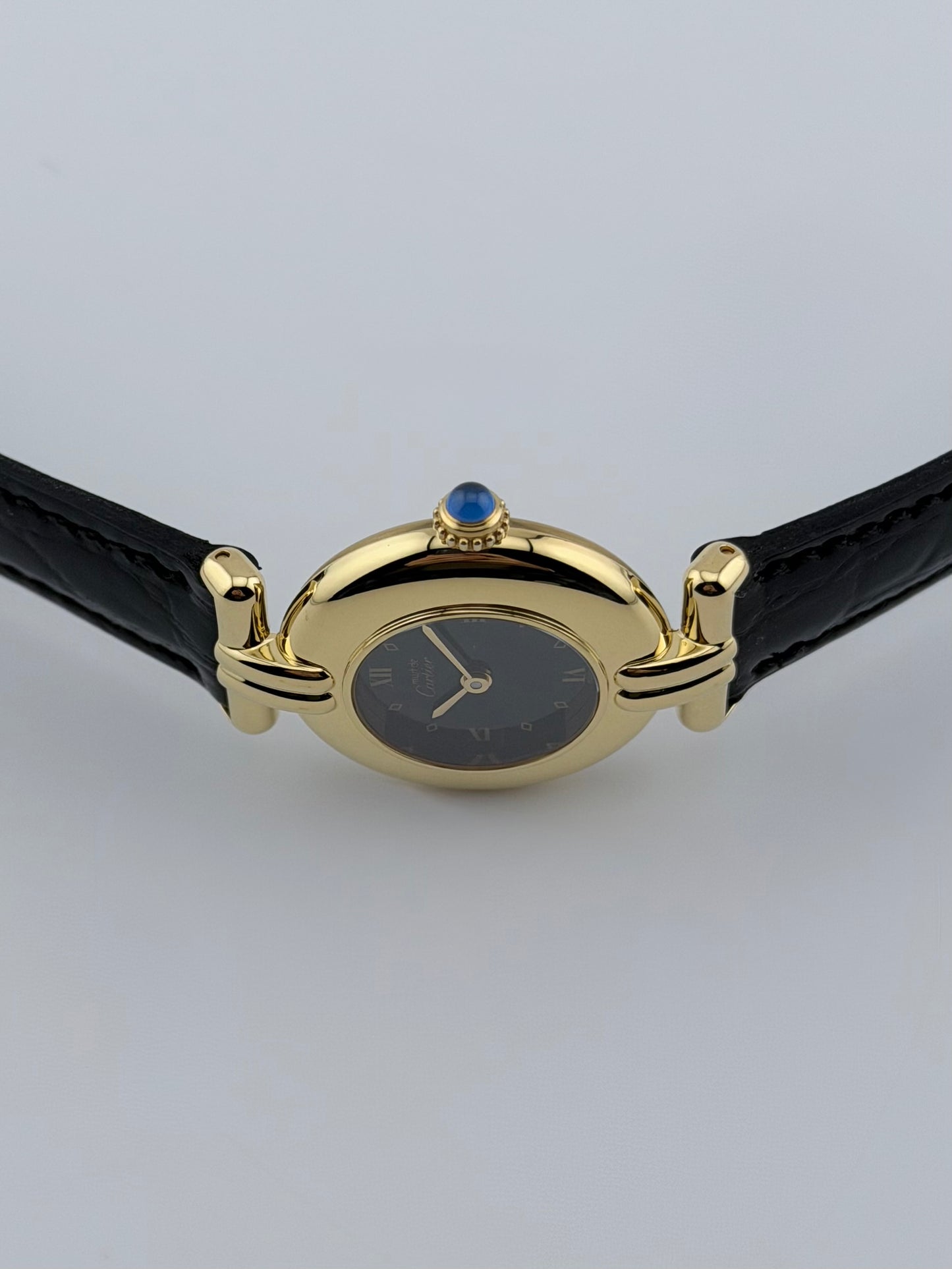 Near Mint! Cartier must de Colisee Quartz - 590002 - Ladies - Onyx Dial