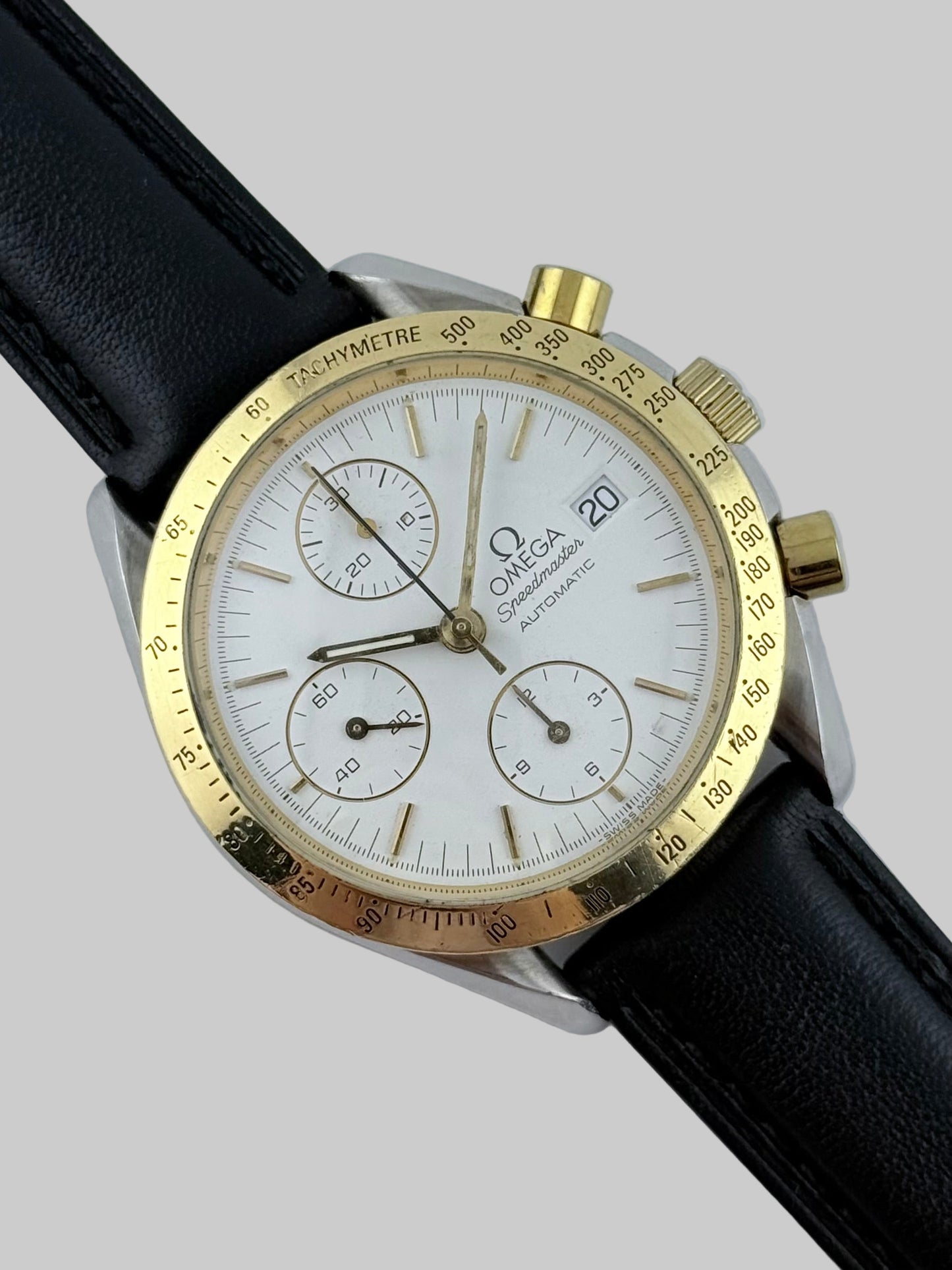 Omega Speedmaster Automatic Chronograph Date - Two-Tone - 375.0043