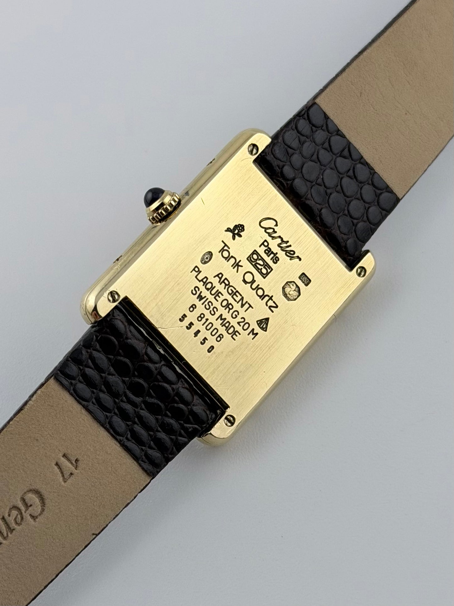 Cartier Must De Paris Tank Quartz - 6-81006 - Ivory Dial - Box & Papers