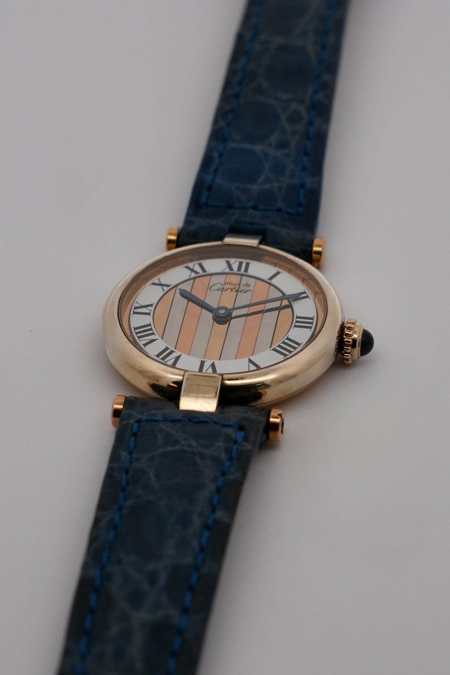 Cartier must de Vendome Quartz - 590004 - Two-tone Trinity Dial - Ladies