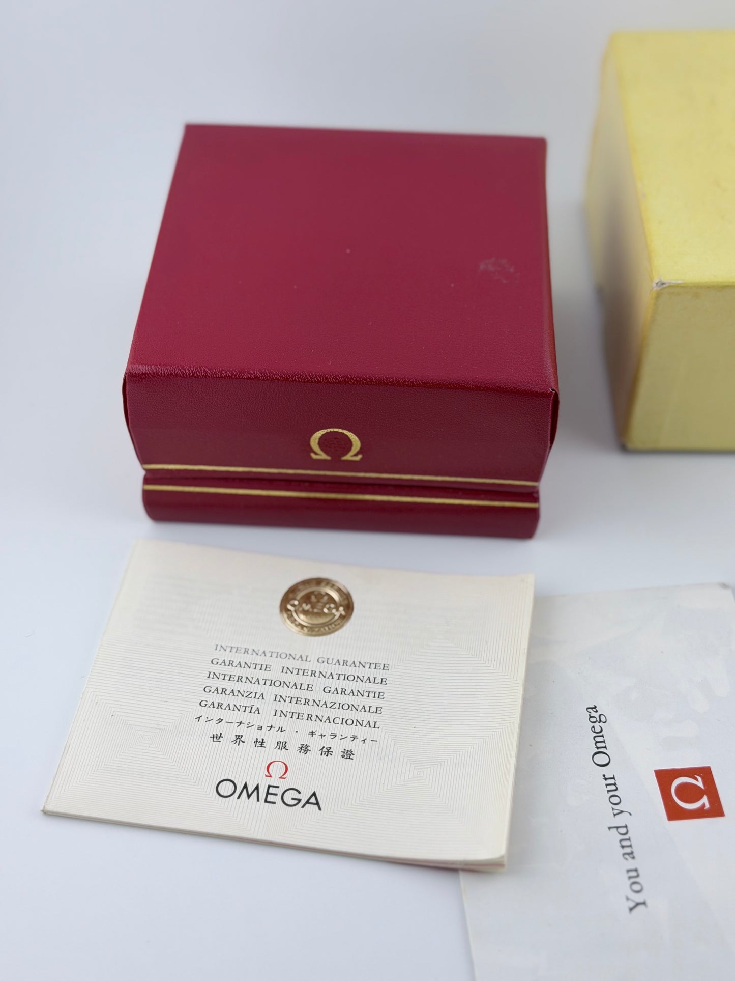 Omega Seamaster Cosmic Rare Crosshair Dial 166.022 Box and Papers