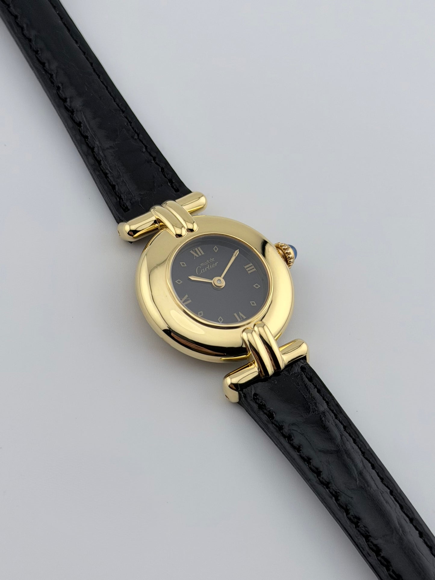 Near Mint! Cartier must de Colisee Quartz - 590002 - Ladies - Onyx Dial