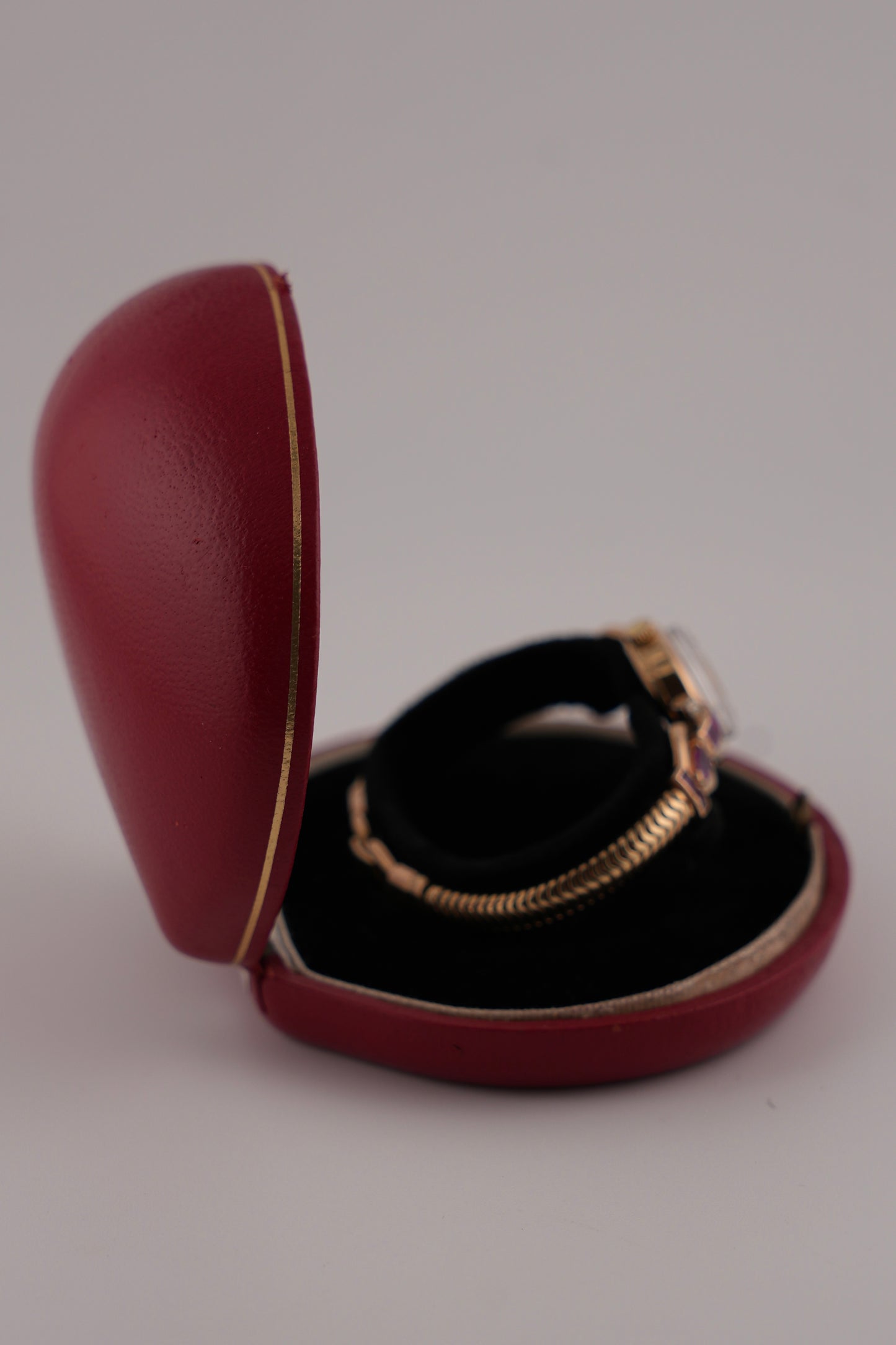 Cartier Ladies 14ct with Rubies and Diamonds Manual Wind - RARE watch and original Box