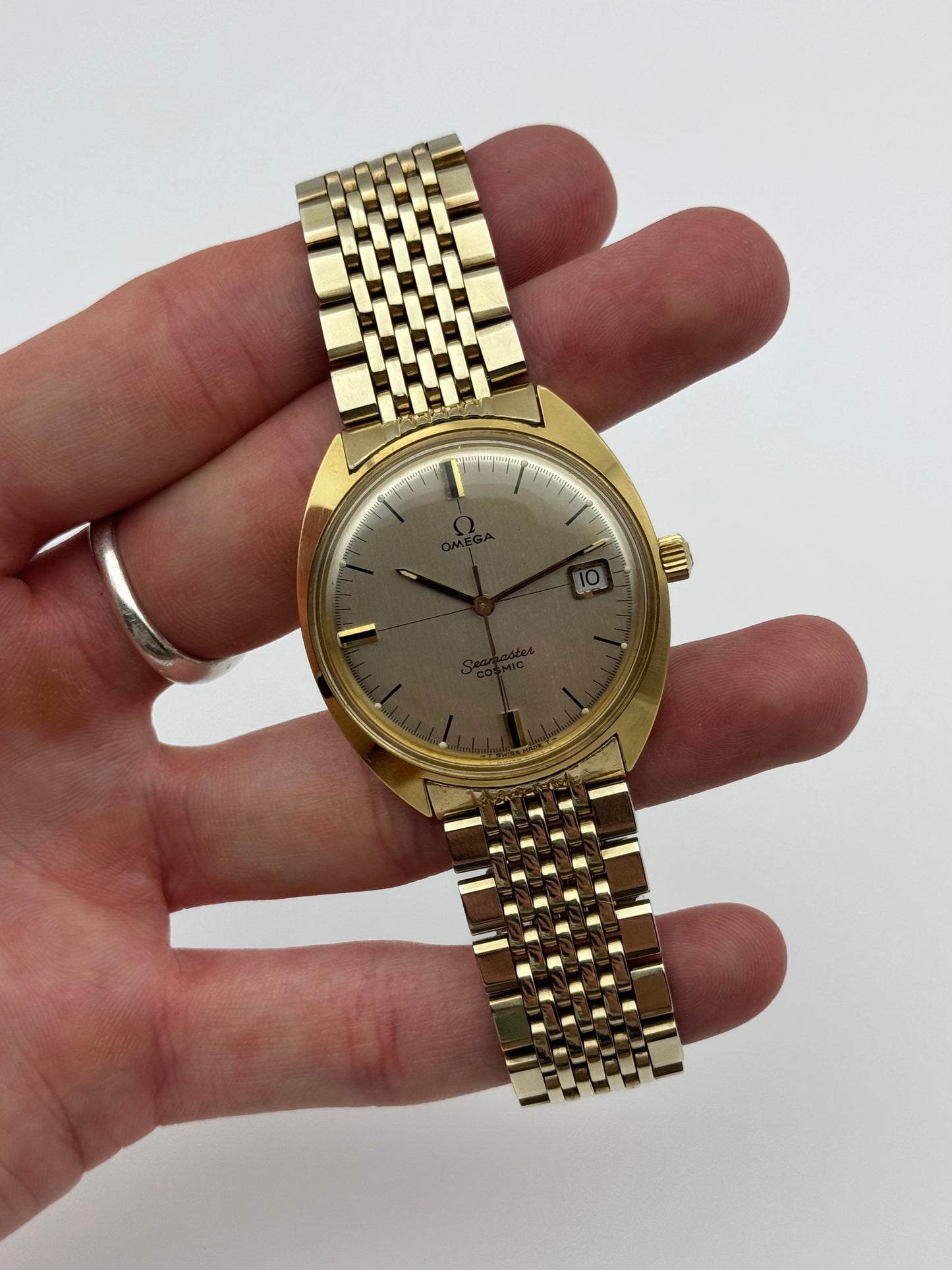 Omega Seamaster Cosmic Rare Crosshair Dial - 136.017 - Original Bracelet
