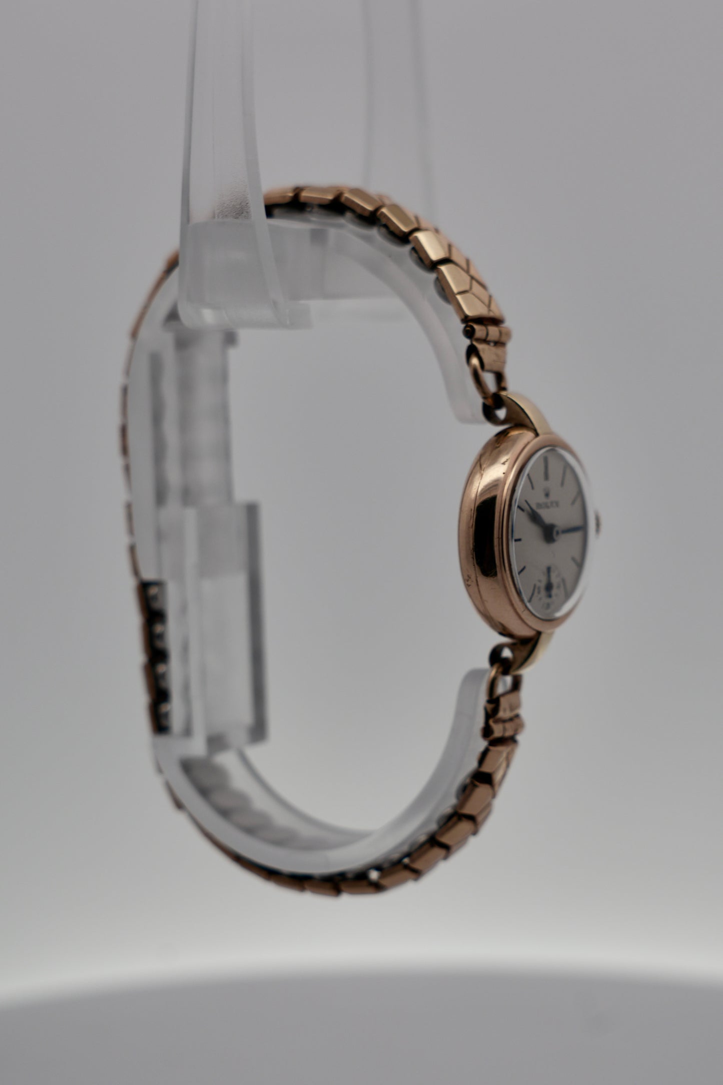 Rolex Ladies Cocktail Watch Manual Wind - Rare 1938 - Solid 9ct Gold