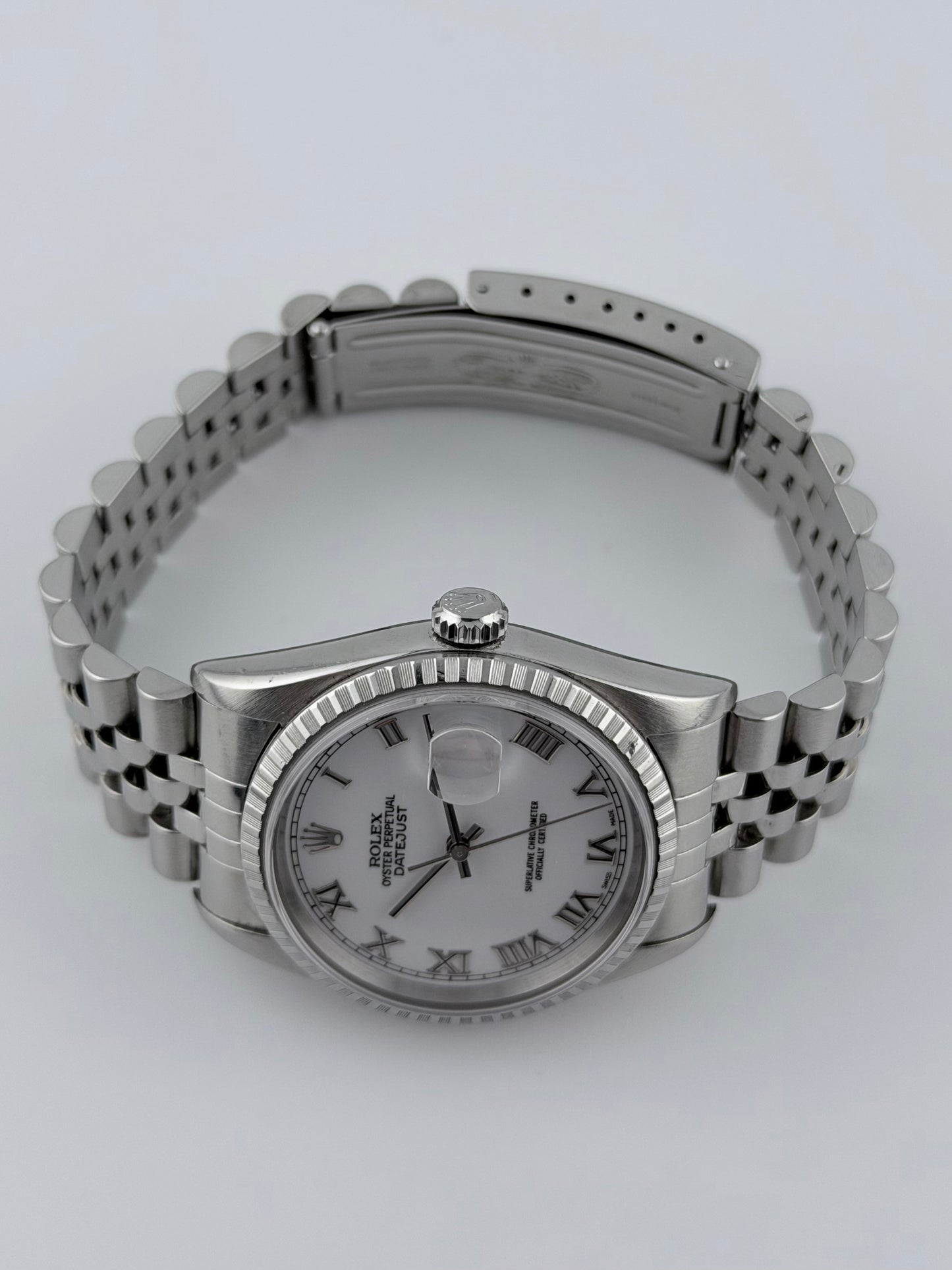 Rolex Datejust Oyster Perpetual - 16220 - Roman Numeral Dial - Original Box