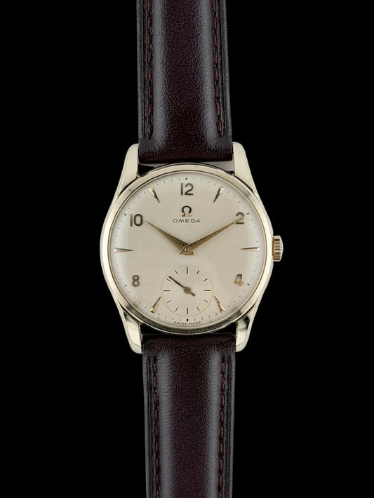 Omega Manual Wind 9ct Gold Sub Secs - ALD 927767