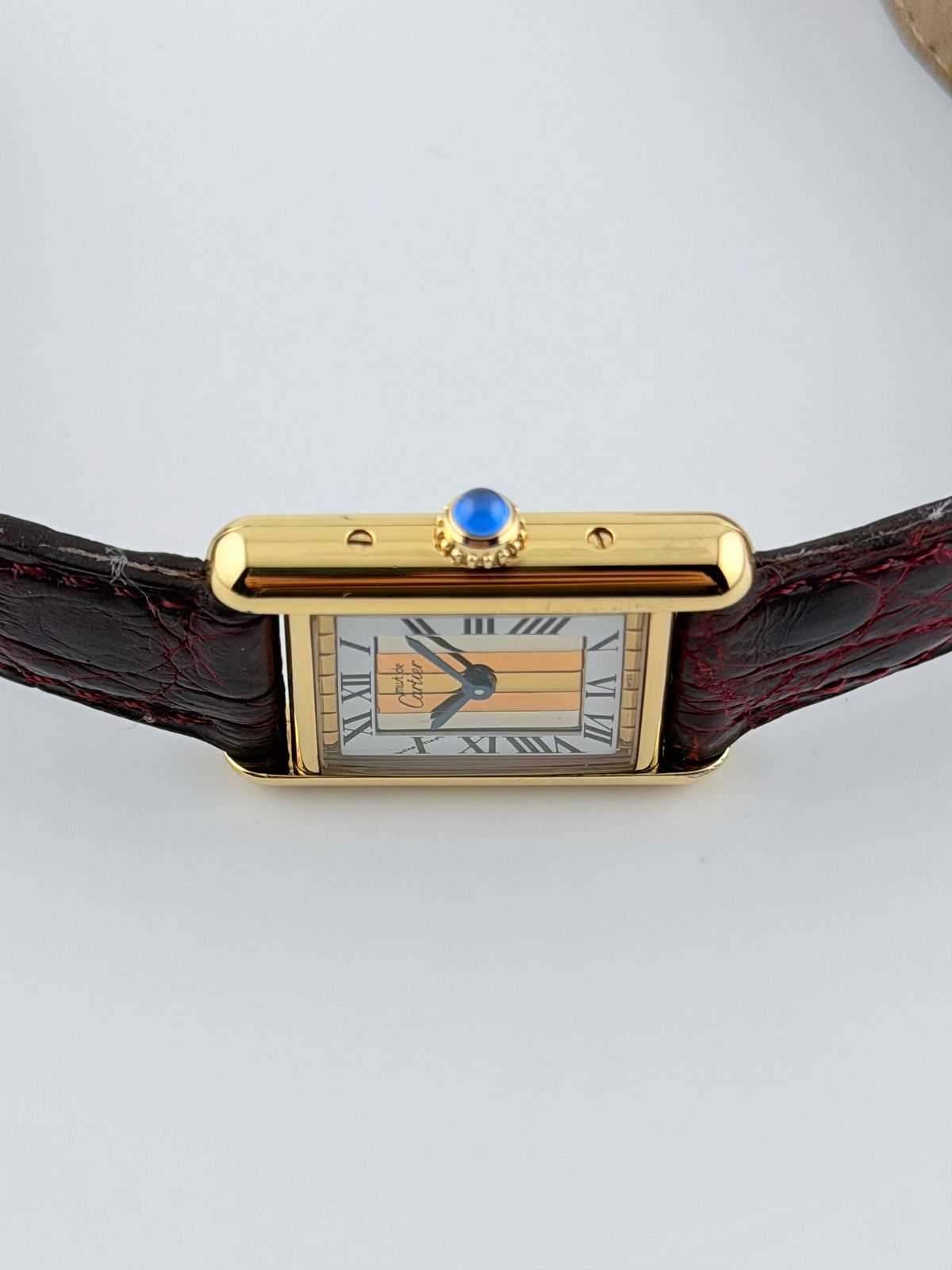 Cartier must de Tank Quartz - 5057001 - Two-tone Trinity Dial - Ladies - with Box
