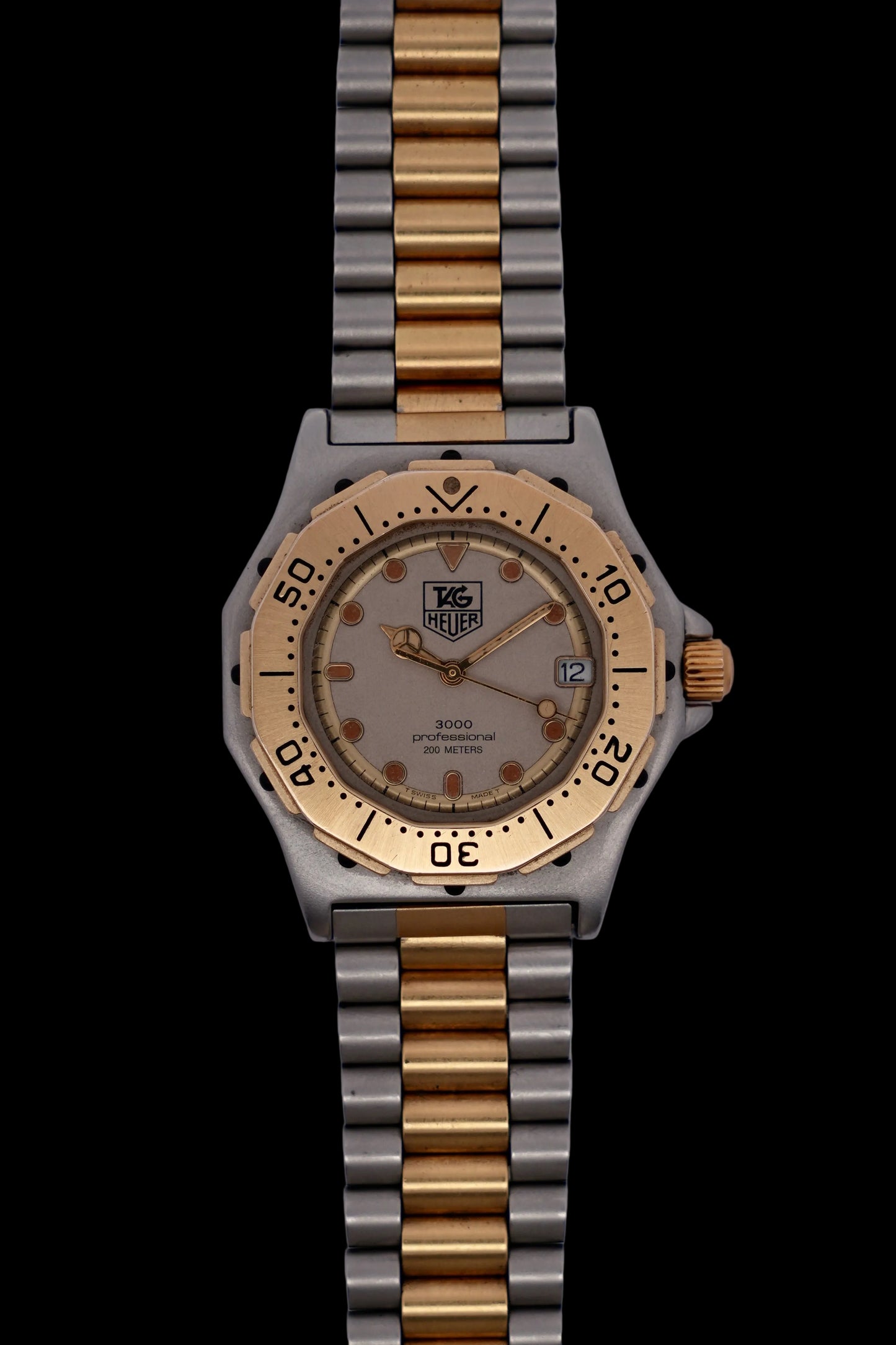 TAG Heuer Professional 3000 Quartz Date - 934.213 - Two-tone