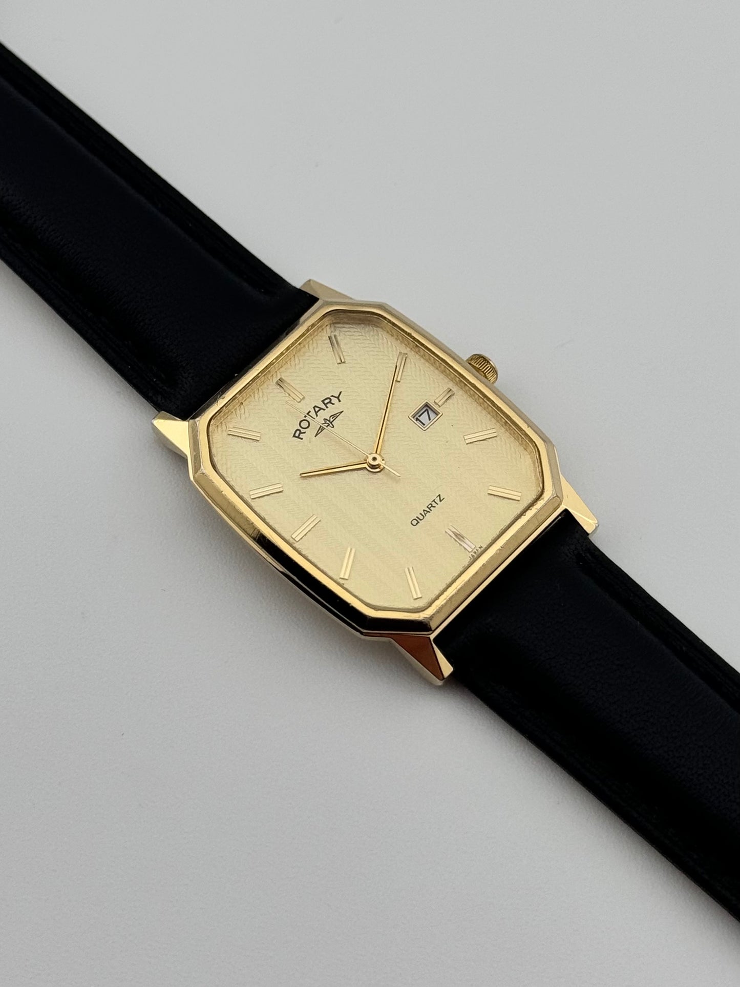Rotary Tank Quartz Date - Textured Dial - 4442
