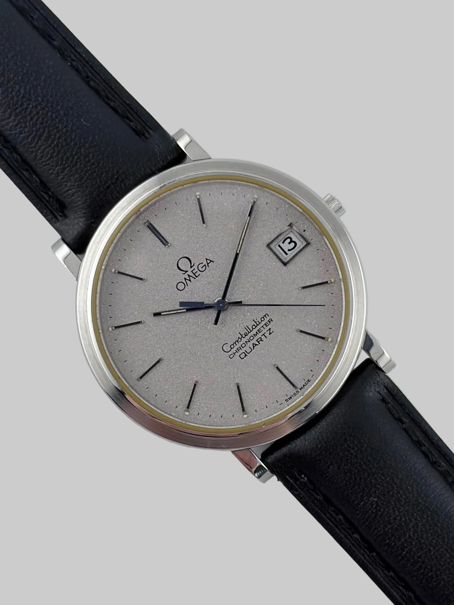 Omega Constellation Chronometer Quartz Date - 198.0126 - Stardust Dial