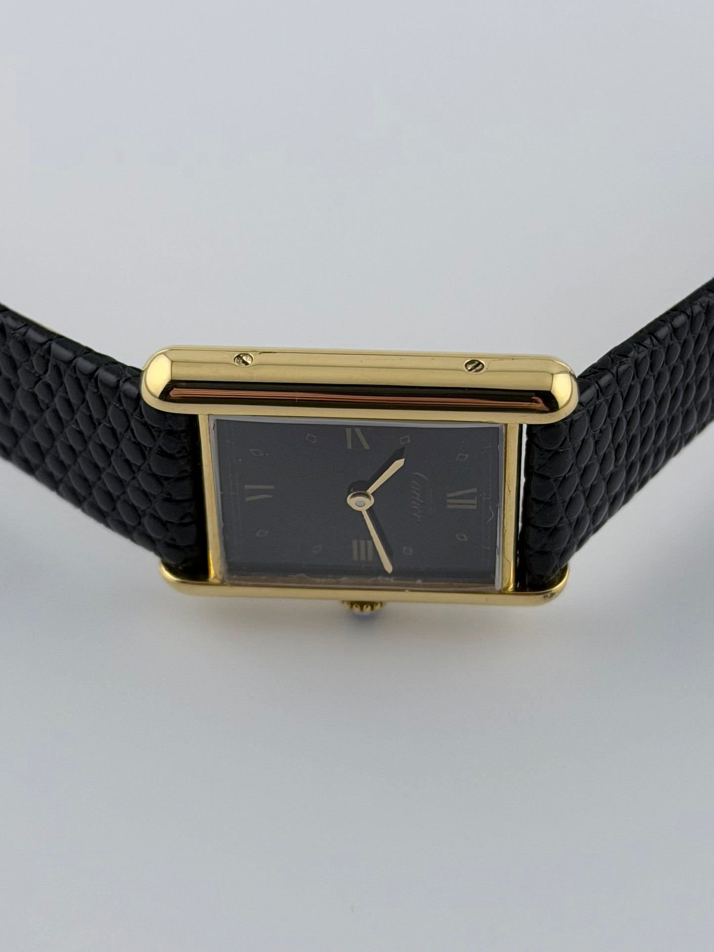 Cartier Must De Tank Quartz - 590005 - Black Dial
