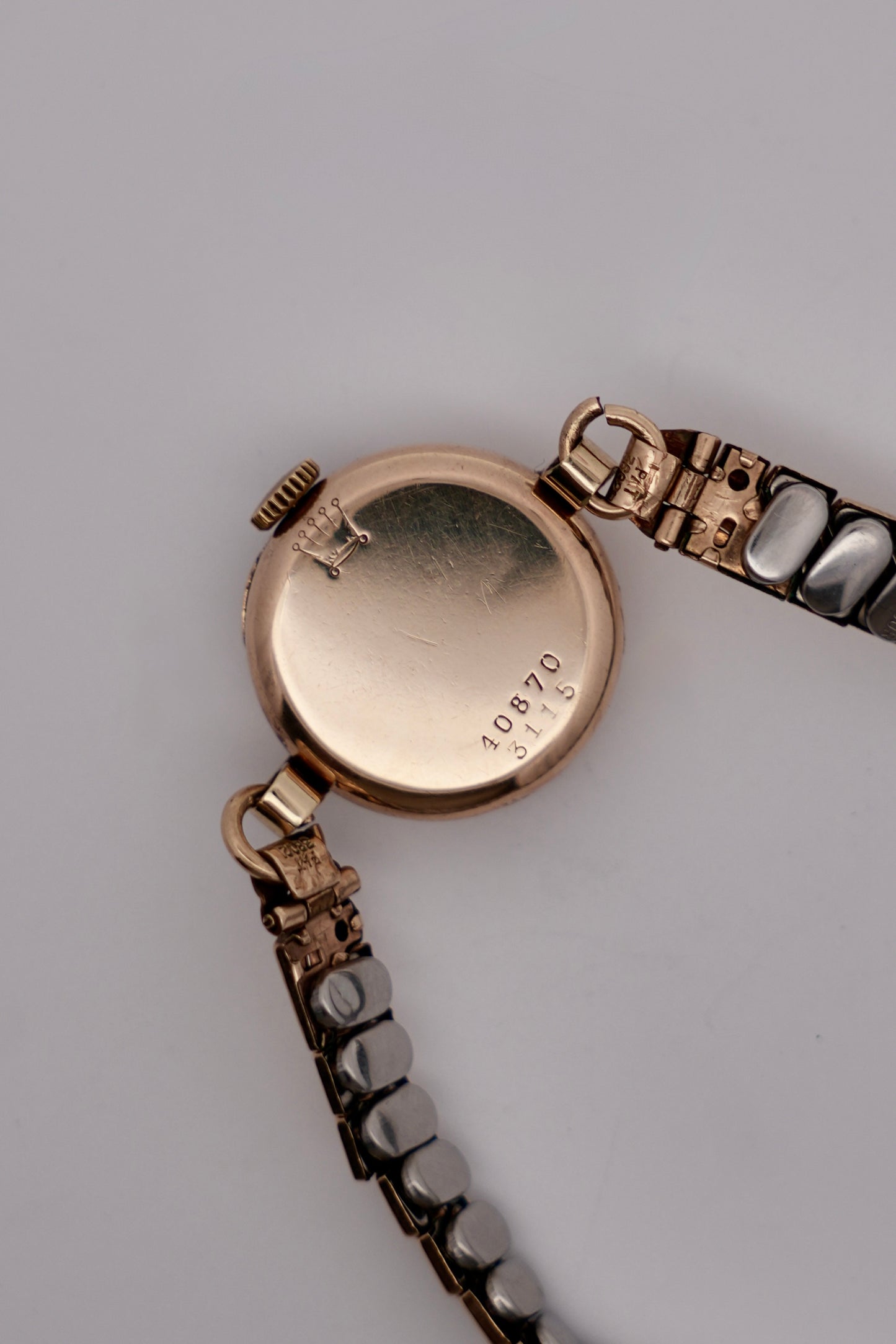 Rolex Ladies Cocktail Watch Manual Wind - Rare 1938 - Solid 9ct Gold