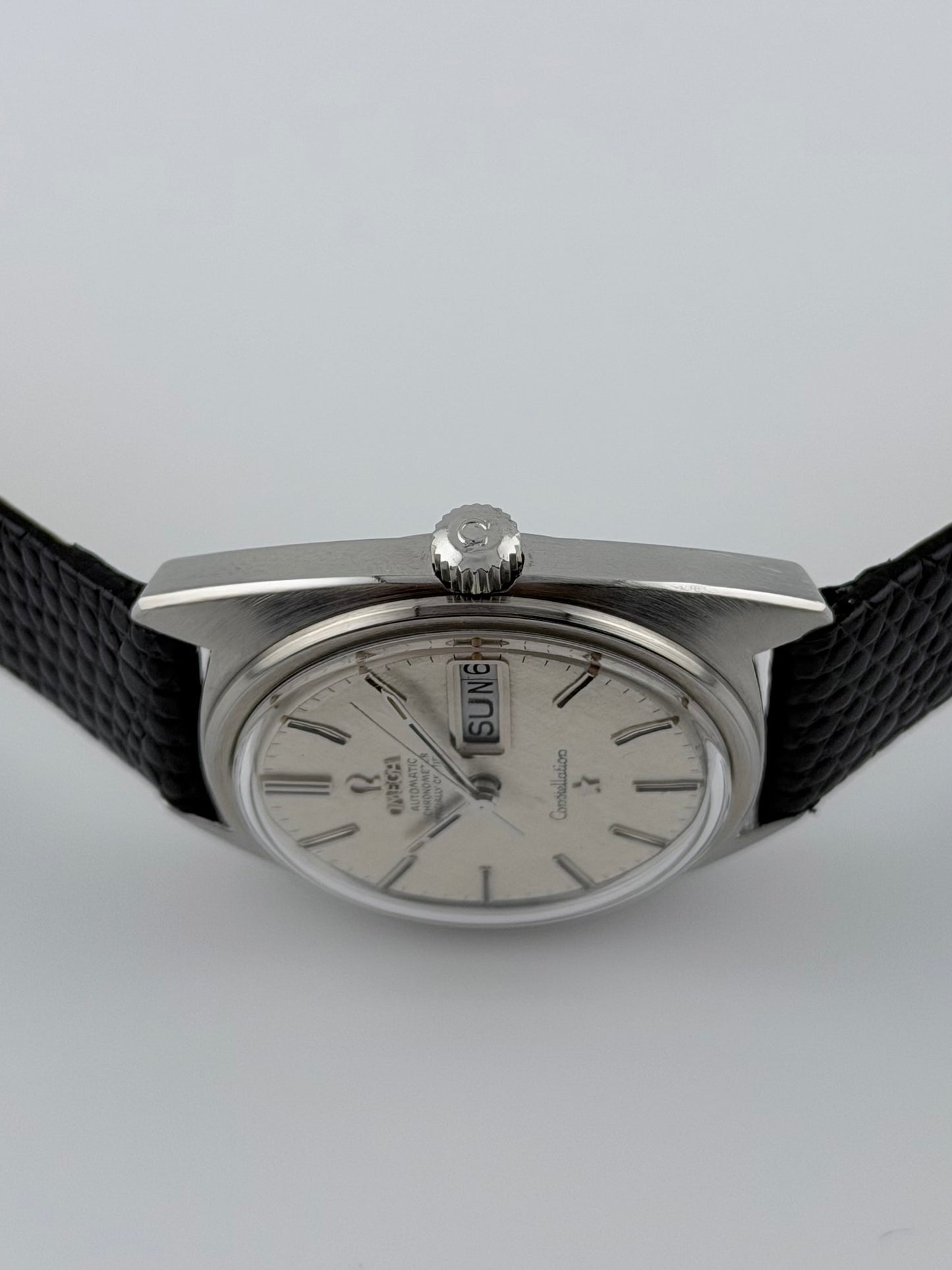 Omega Constellation Chronometer Automatic Day-Date 168.019 - Rare Linen Dial