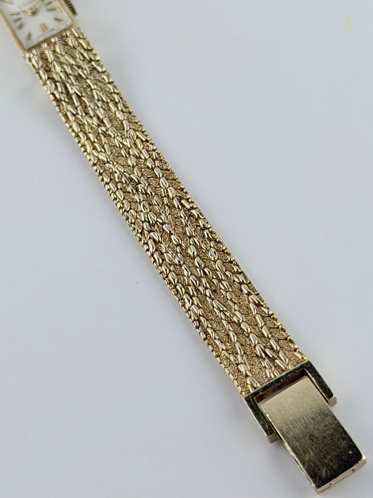 Cartier New York 1940s/1950s Manual Wind - Rare - Concord Collaboration - Solid 14K Gold with Box - Ladies