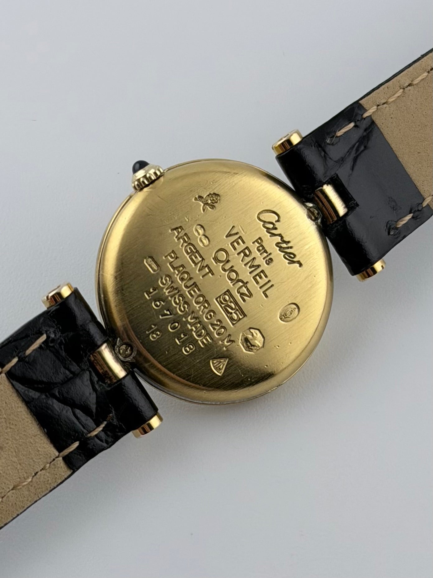 Cartier Must de Cartier Paris Quartz - 18 - Onyx Dial - Ladies