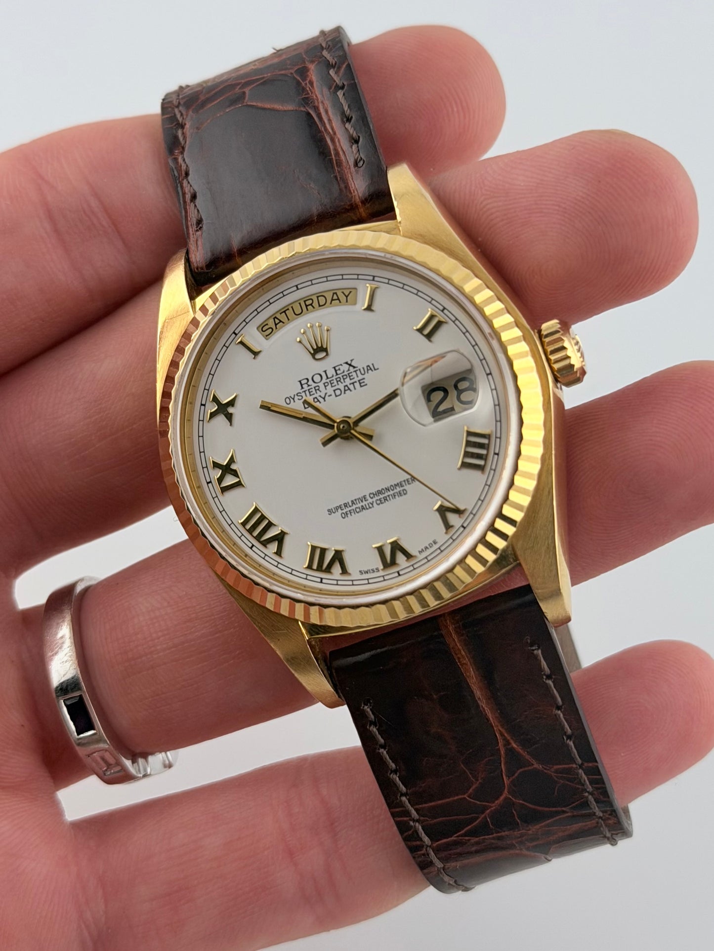 Rolex Oyster Perpetual Day-Date - 18038 - Original Box - Rare Dial