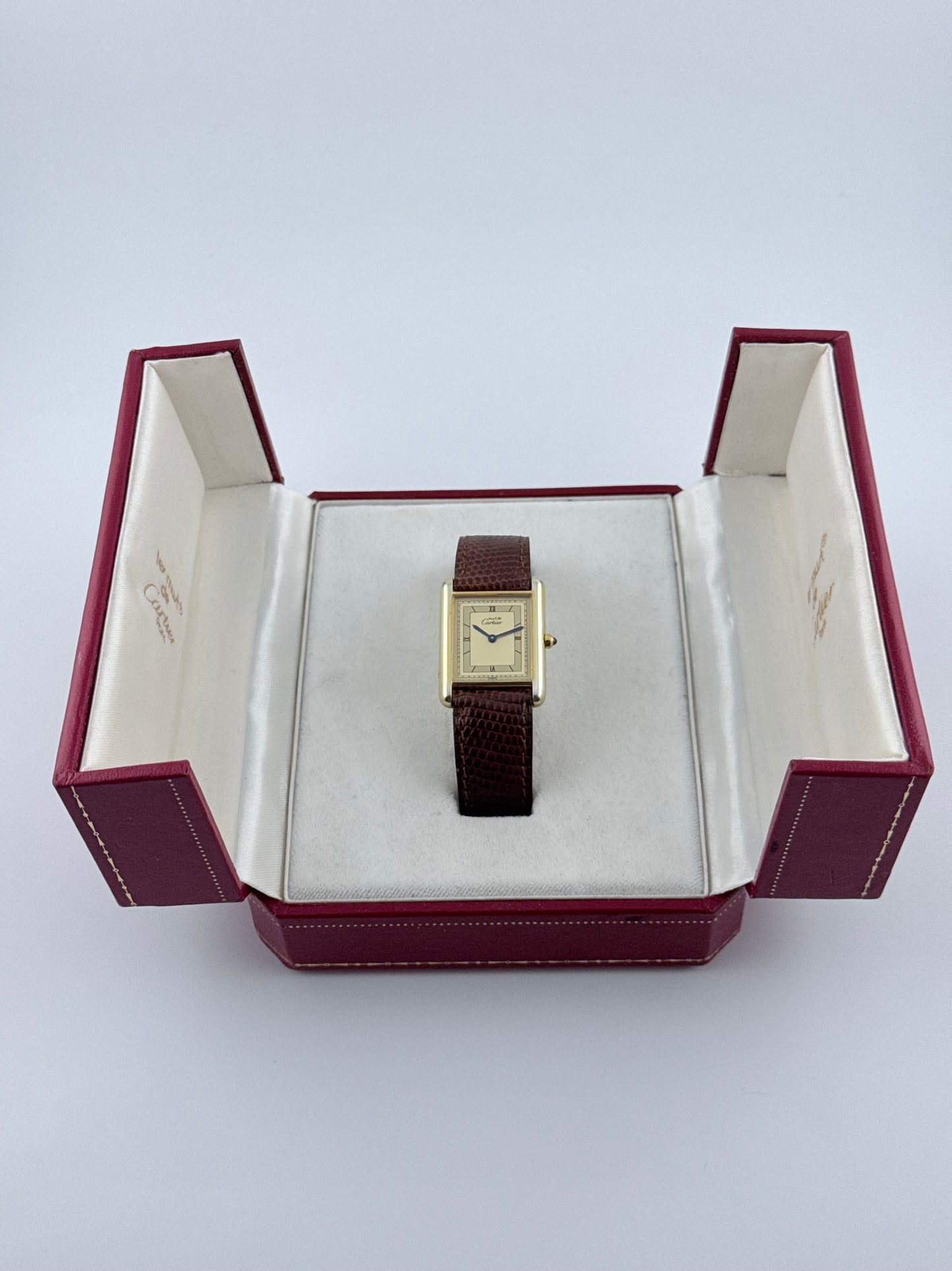 Cartier Must De Tank Quartz - Original Strap, buckle & box
