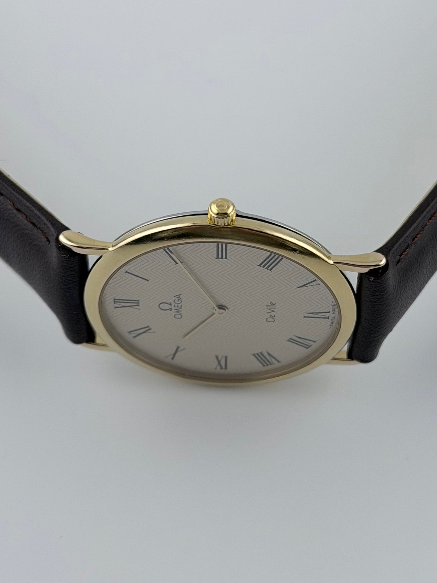 Omega De Ville Quartz 195.0075 - Herringbone Dial