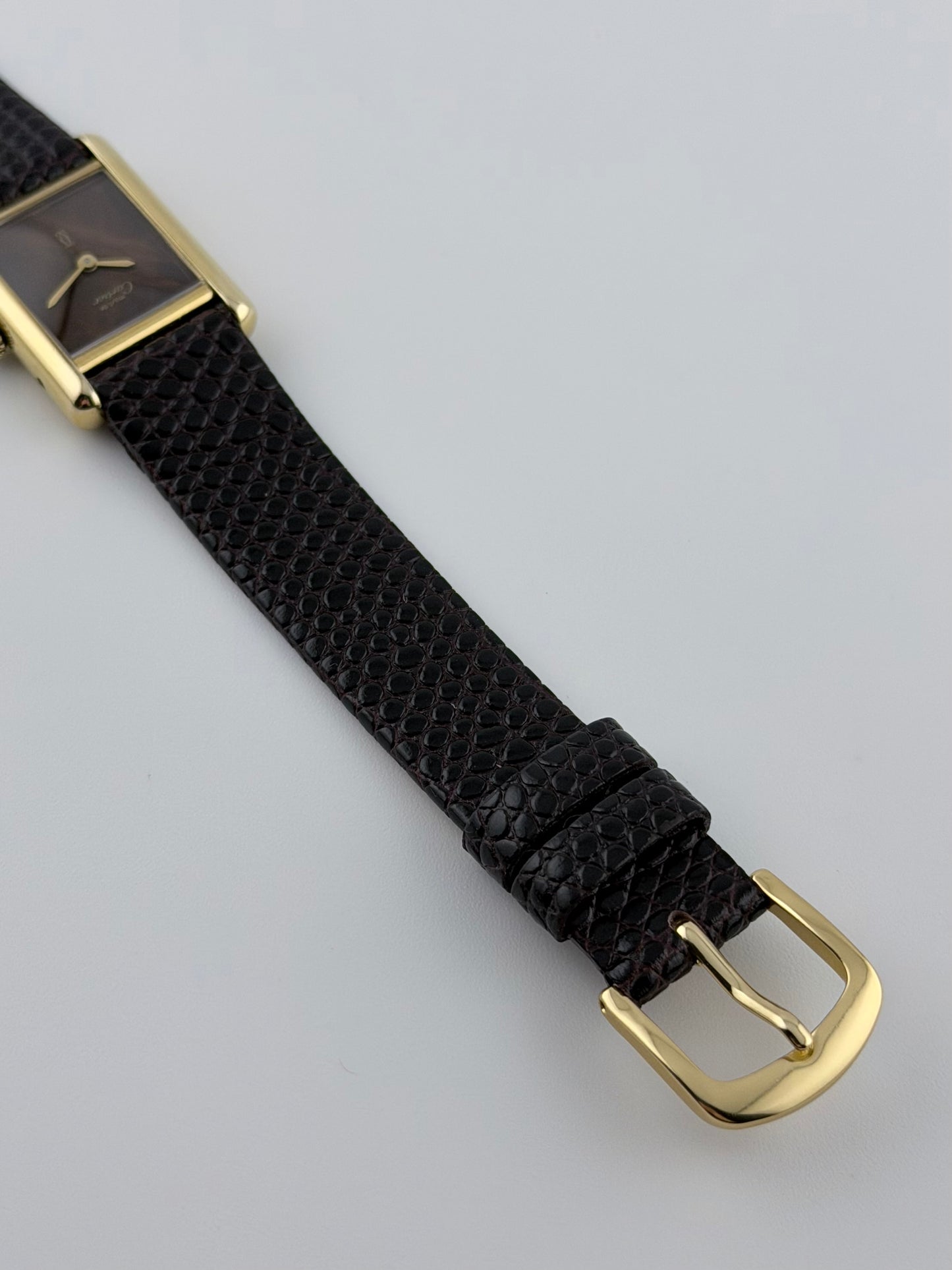 Cartier Must De - Tank Manual Wind - 3 - Wood Dial - Ladies